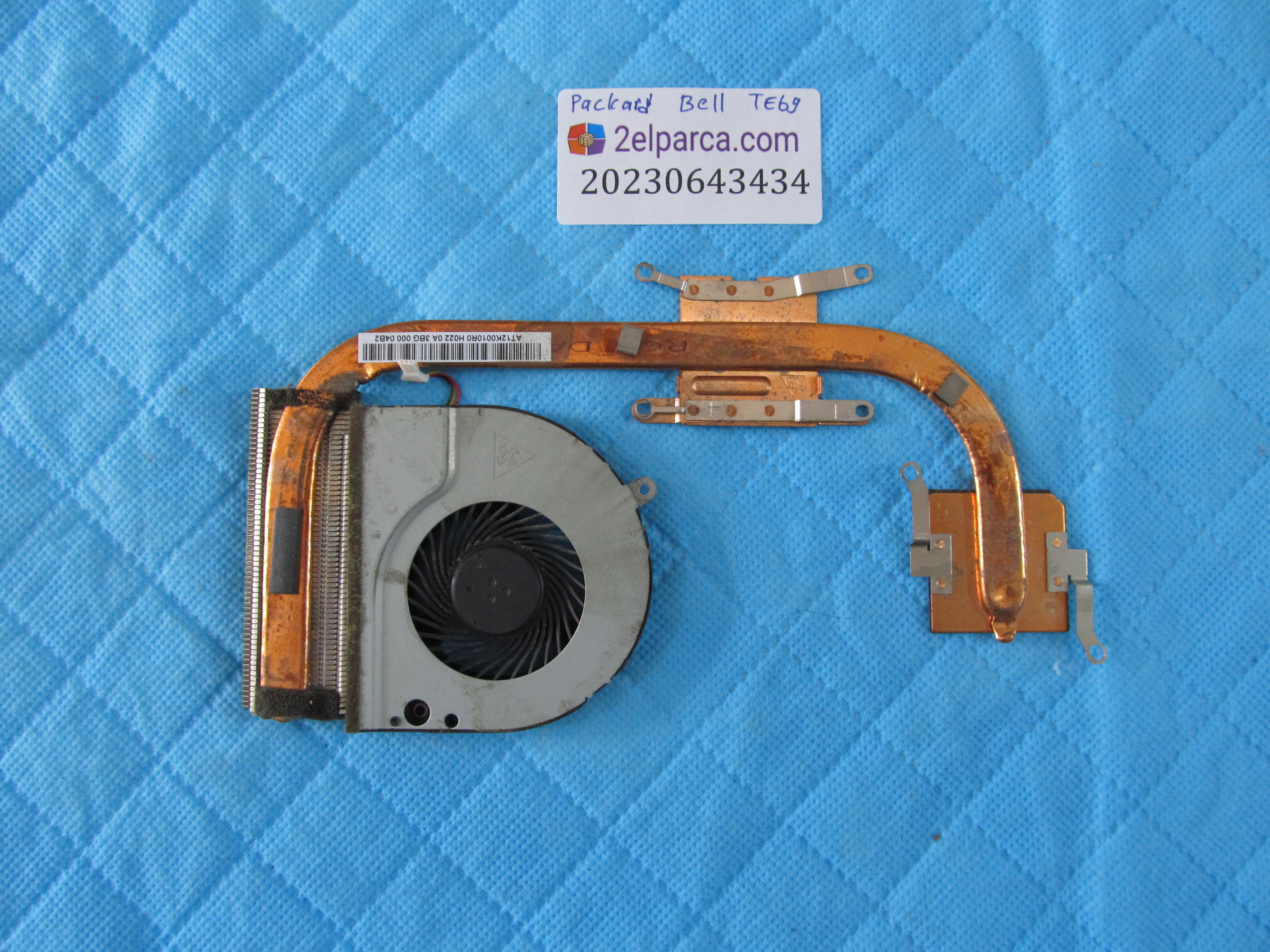 PACKARD BELL Packard bell te69bm fan bakir soğutucu (heatsink) orjinal ürün küçük görsel 2