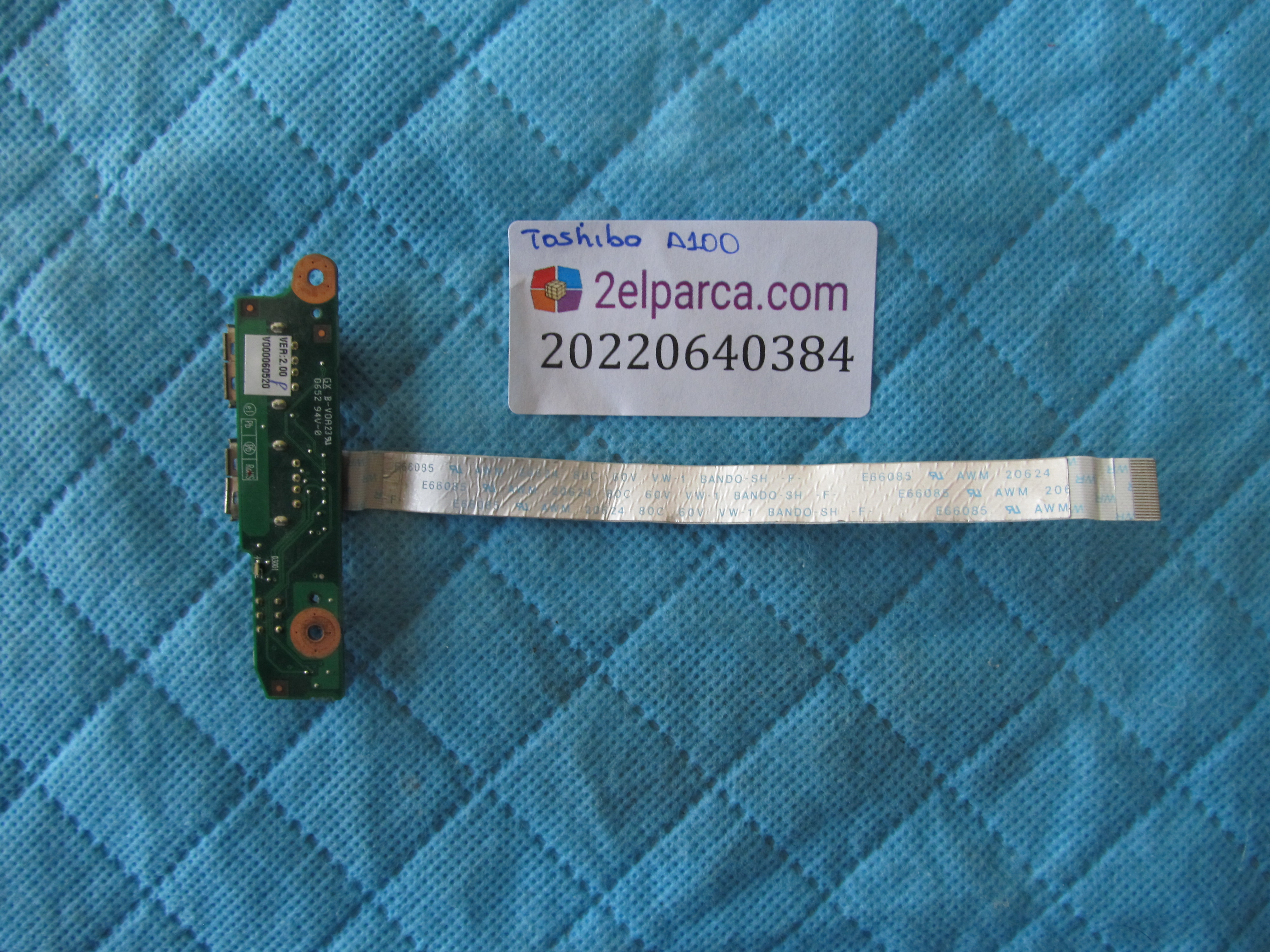 TOSHİBA Toshiba a100 usb board flex orjinal ürün küçük görsel 2