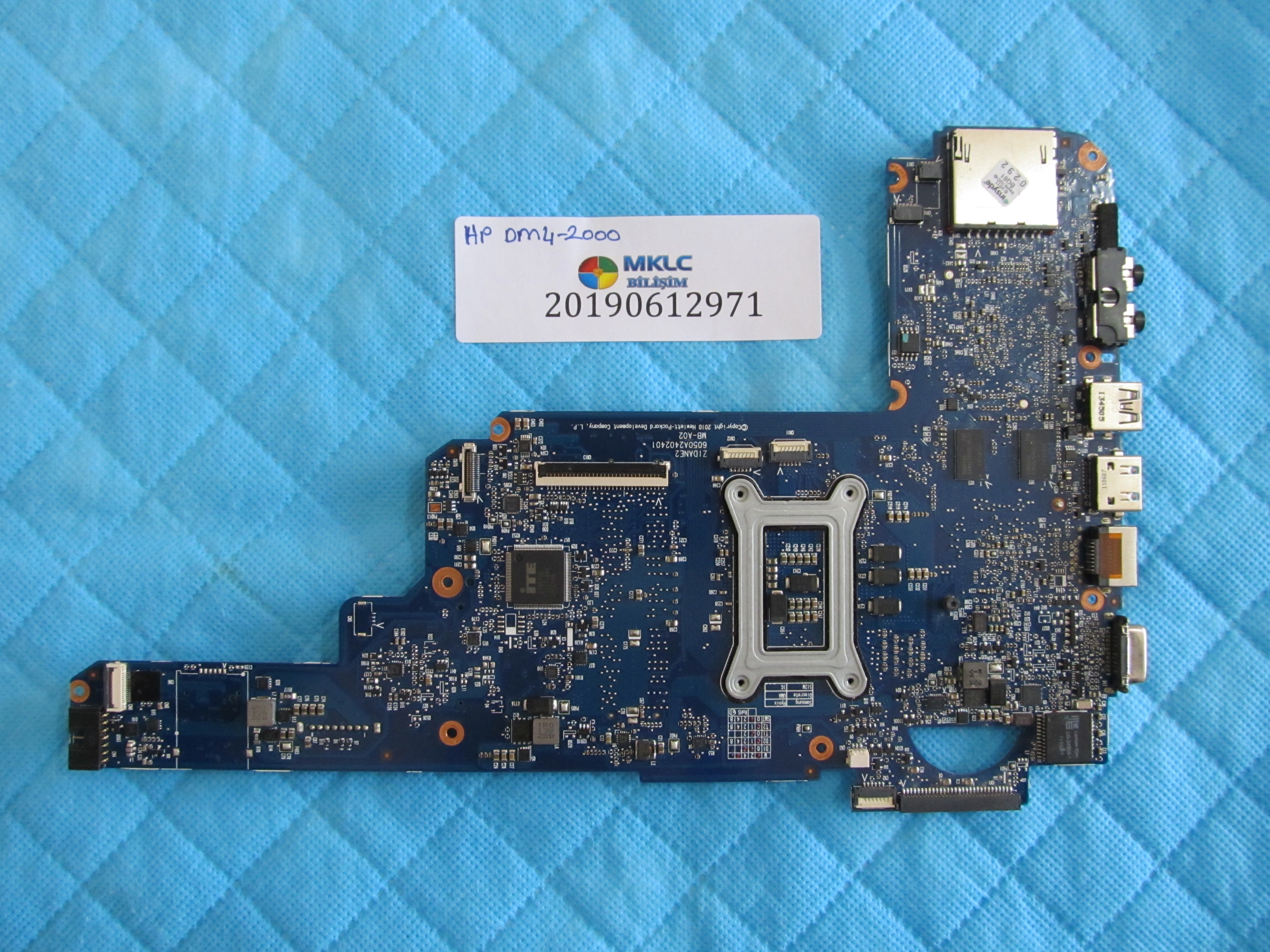 HP Hp dm4 anakart dm4 2000 anakart 1gb vga küçük görsel 2