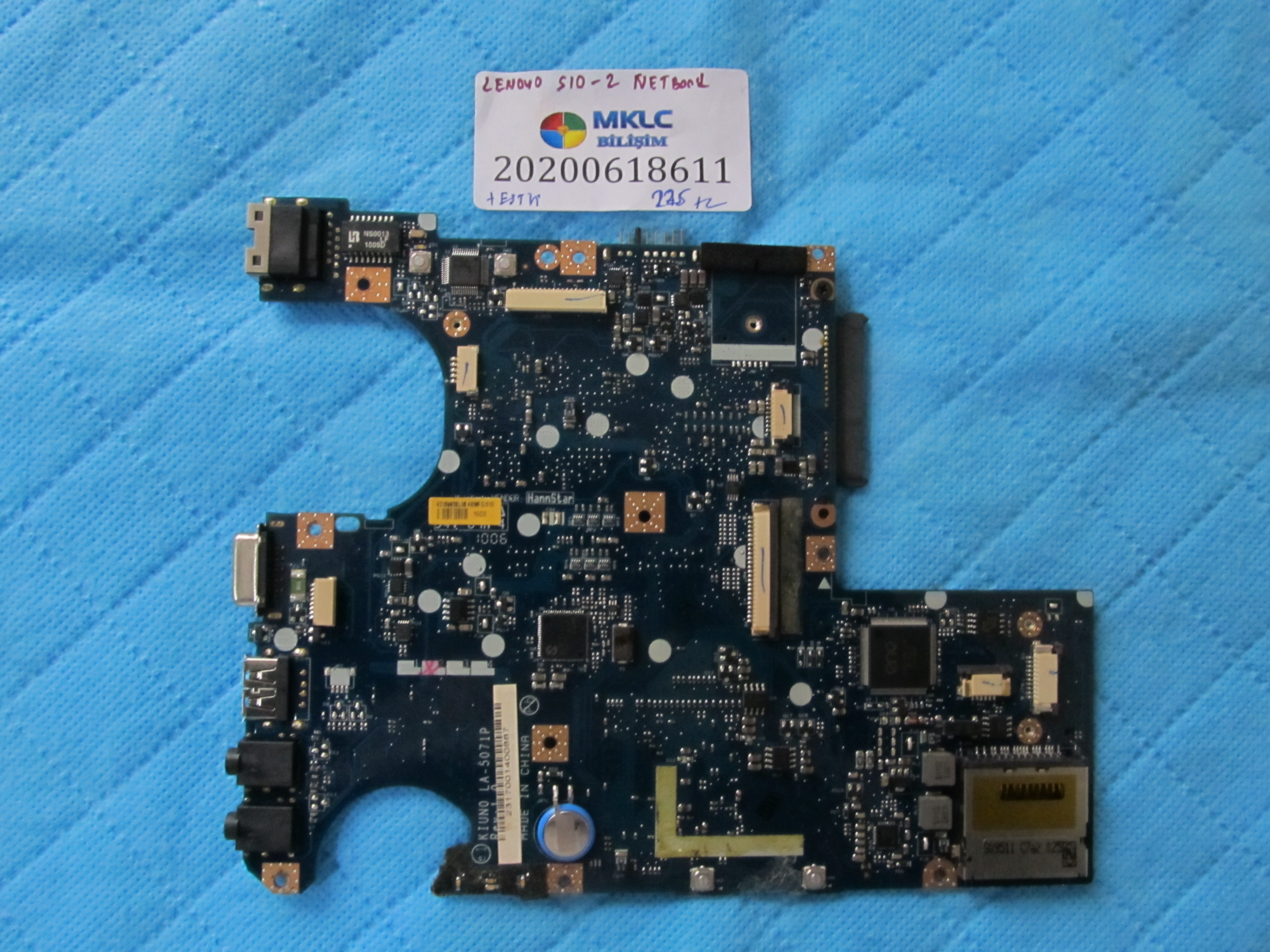 LENOVO Lenovo s10-2 anakart netbook anakart la-5071p anakart küçük görsel 2