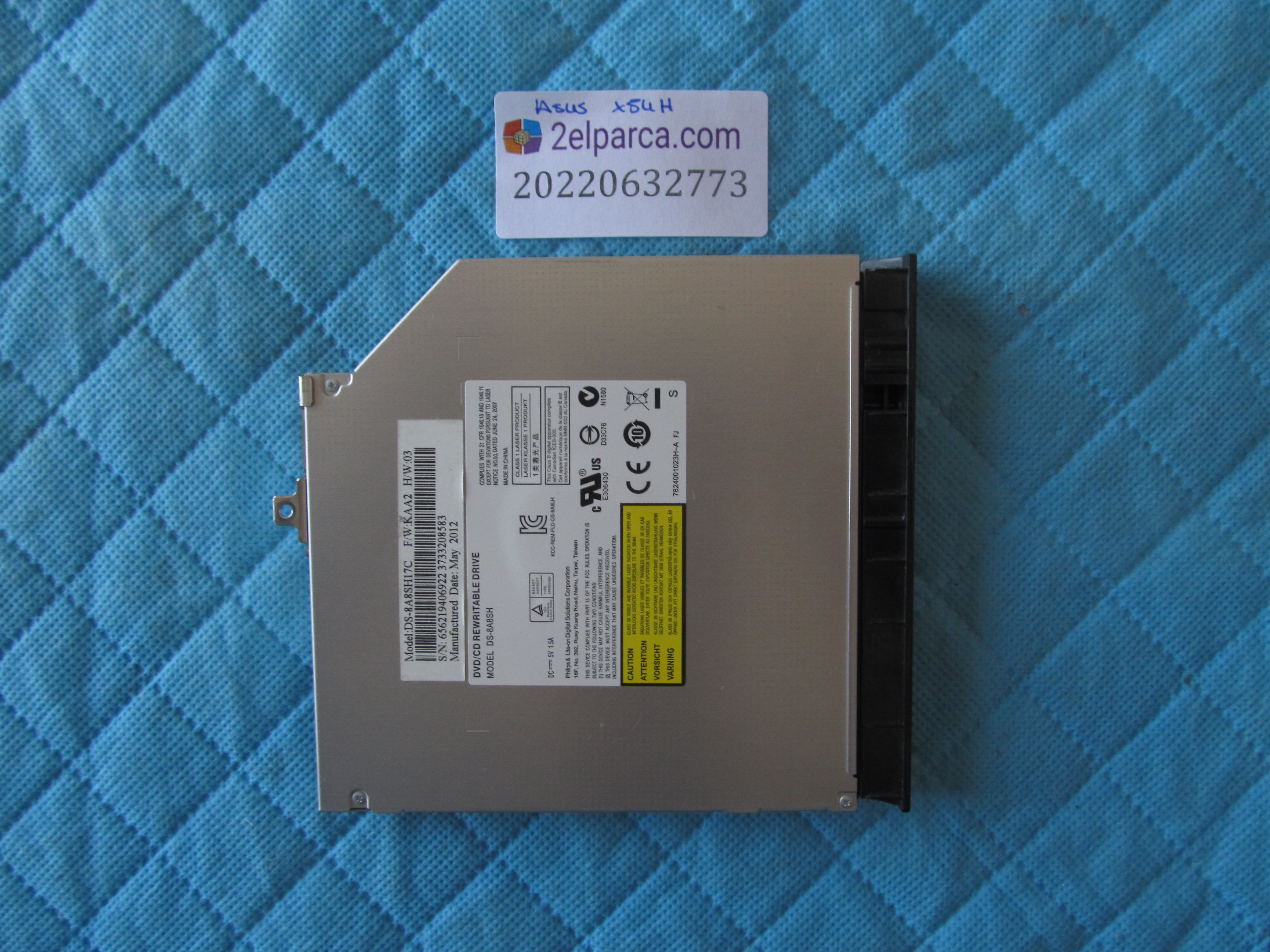 ASUS Asus x54h dvd yazici orjinal ürün küçük görsel 2