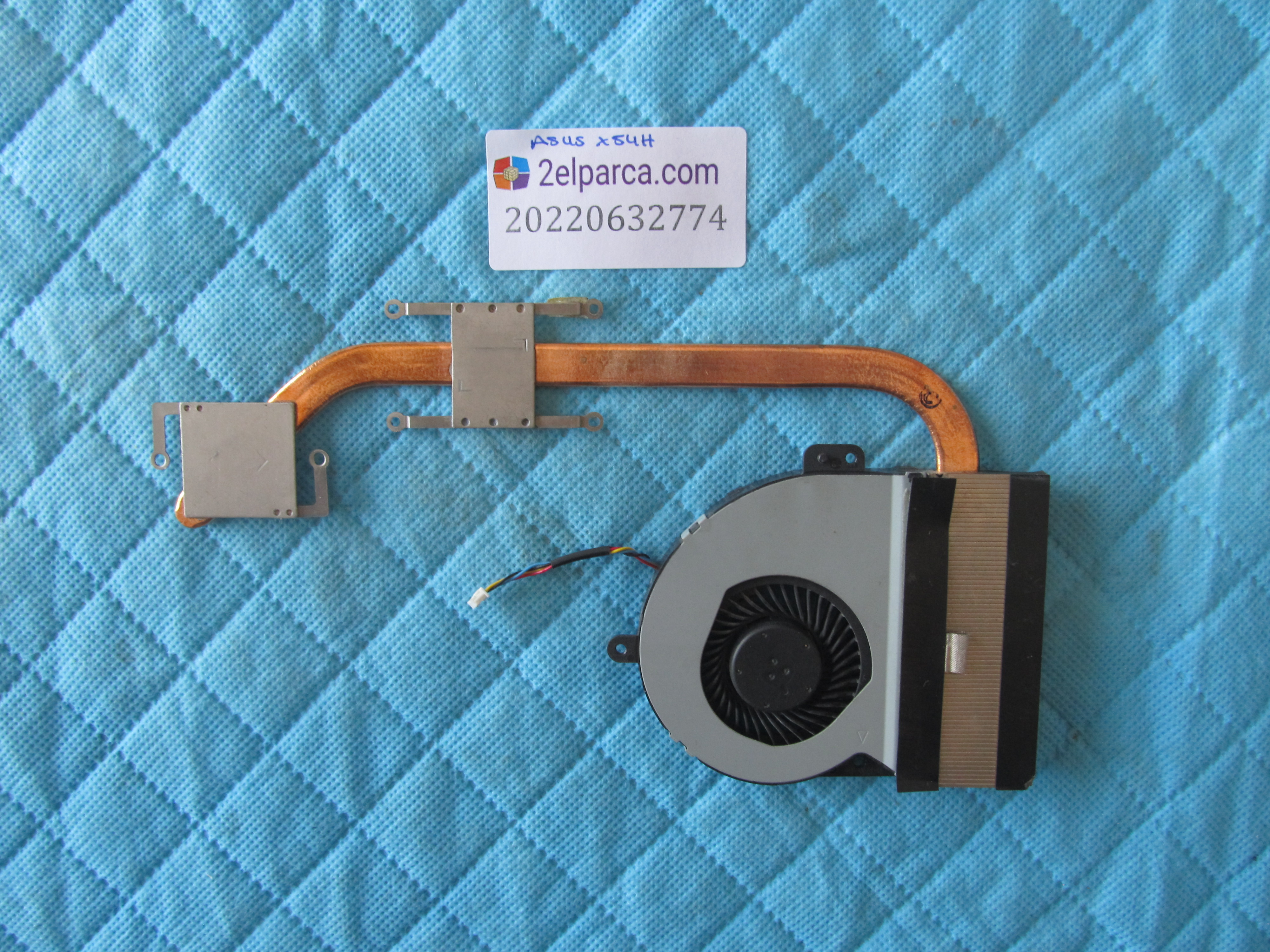 ASUS Asus x54h fan soğutucu bakir heatsink orjinal ürün küçük görsel 2