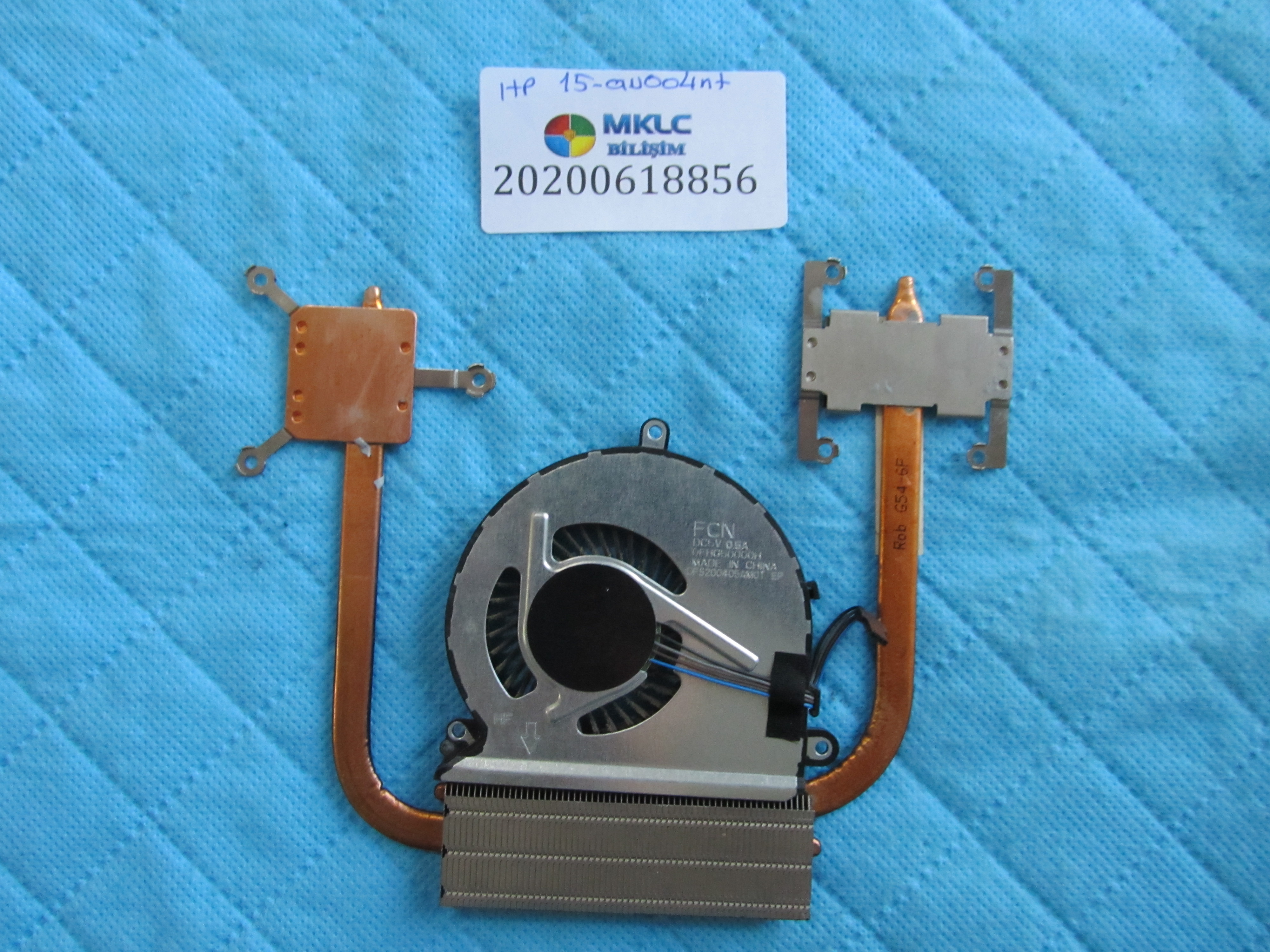 HP Hp 15-au004nt fan bakir soğutucu (heatsink) küçük görsel 2