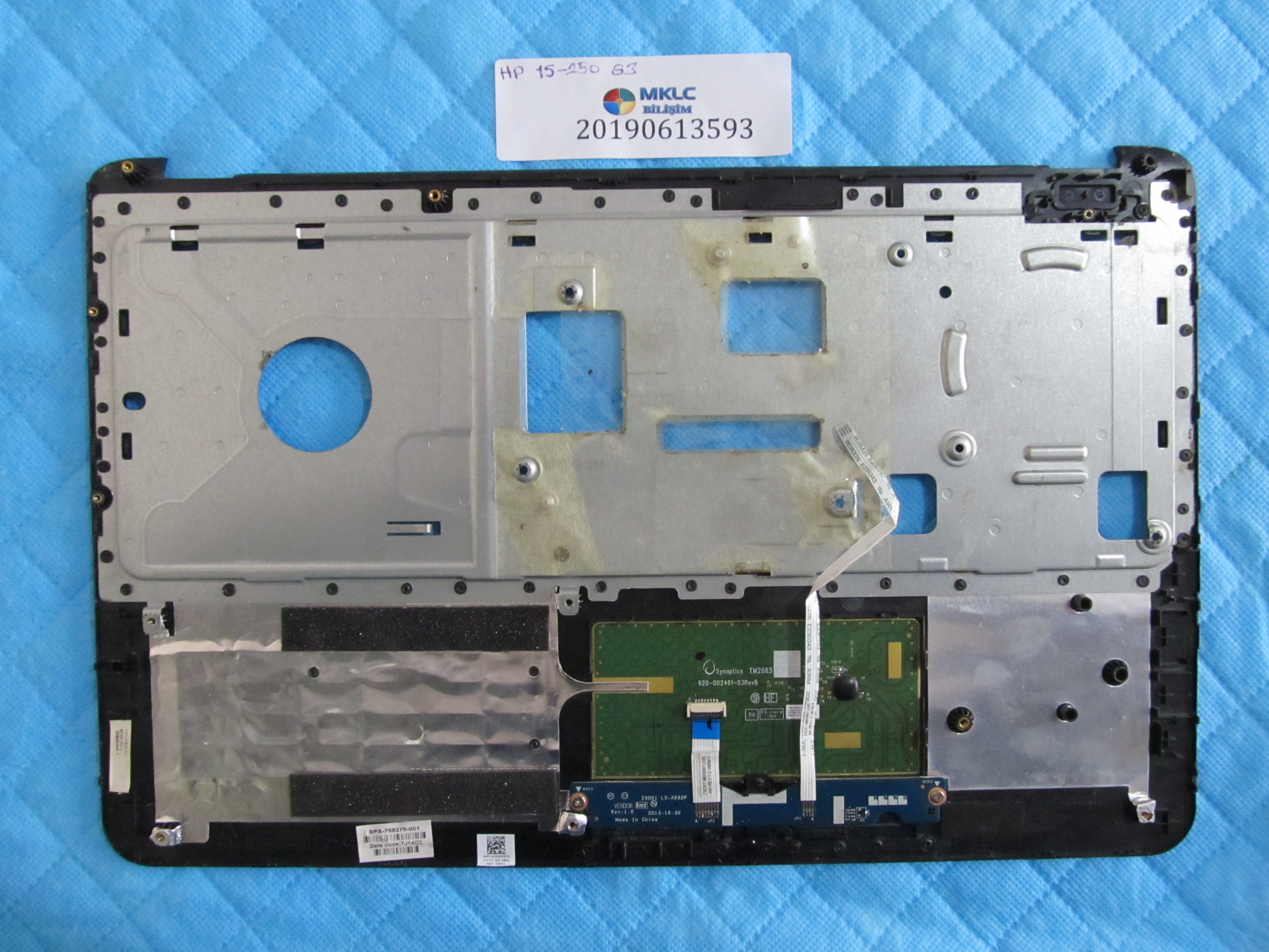 HP Hp 15-250 g3 üst kasa klavye kasa (tamirli) küçük görsel 2