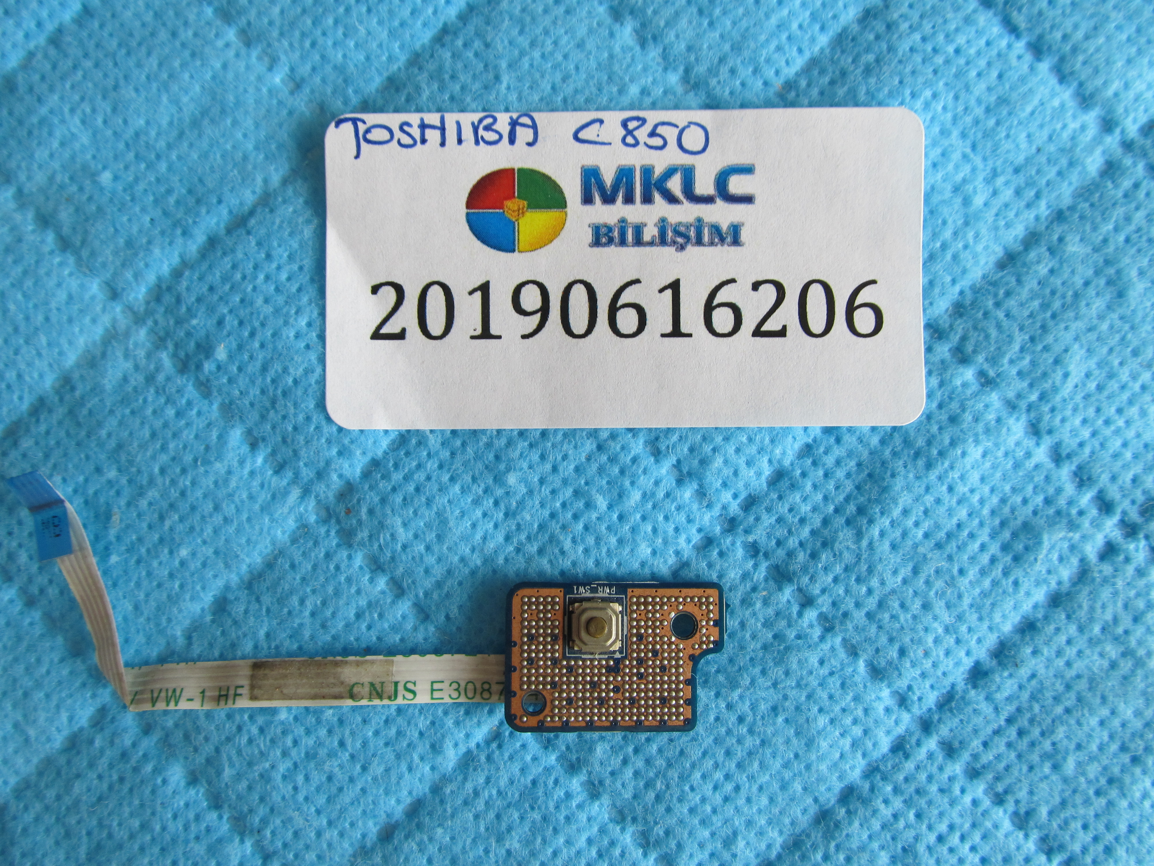 Toshiba c850 tetik karti ve flex orjinal ürün