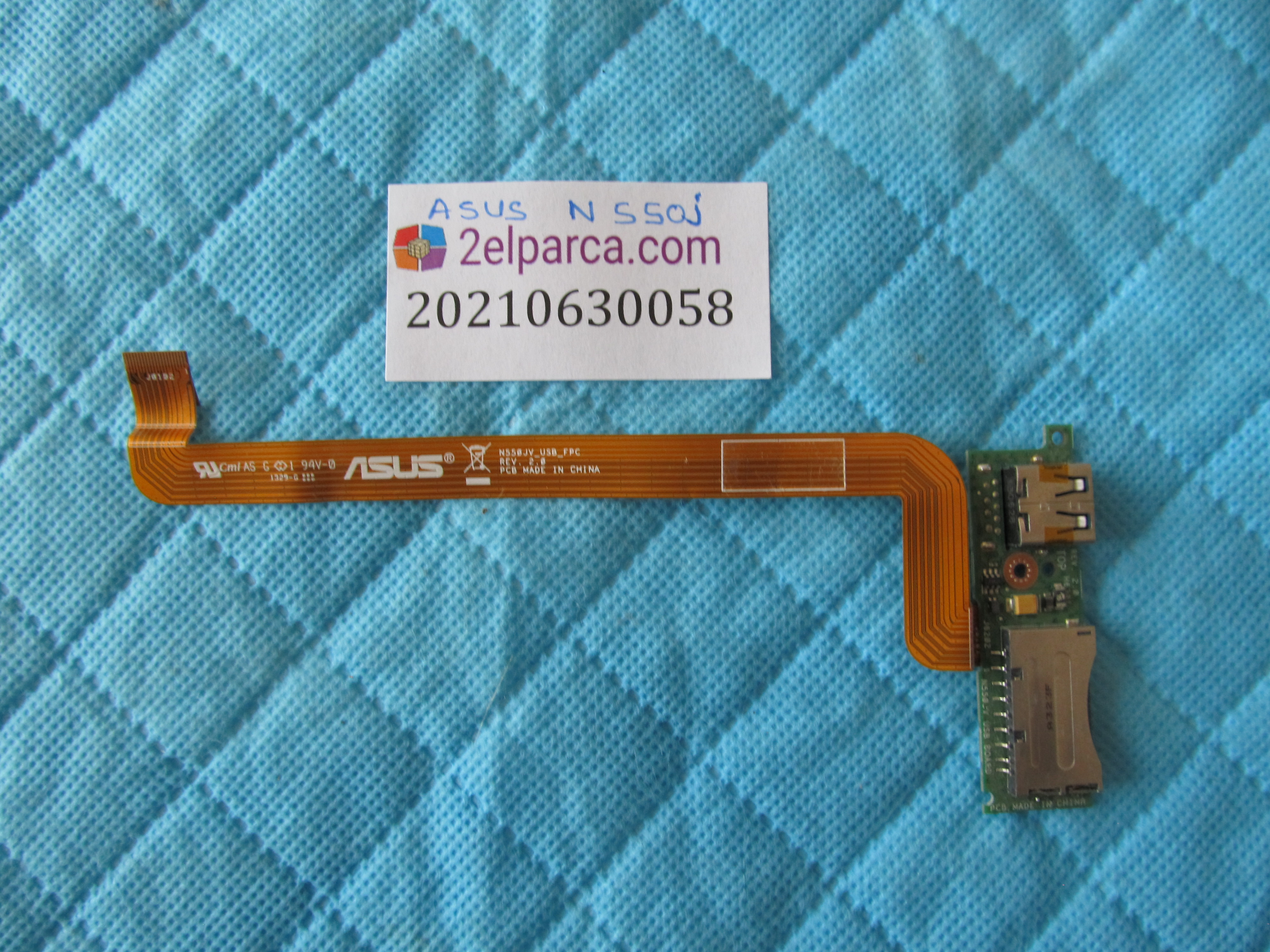 ASUS Asus n550j usb kart okuyucu board flex orjinal ürün küçük görsel 2