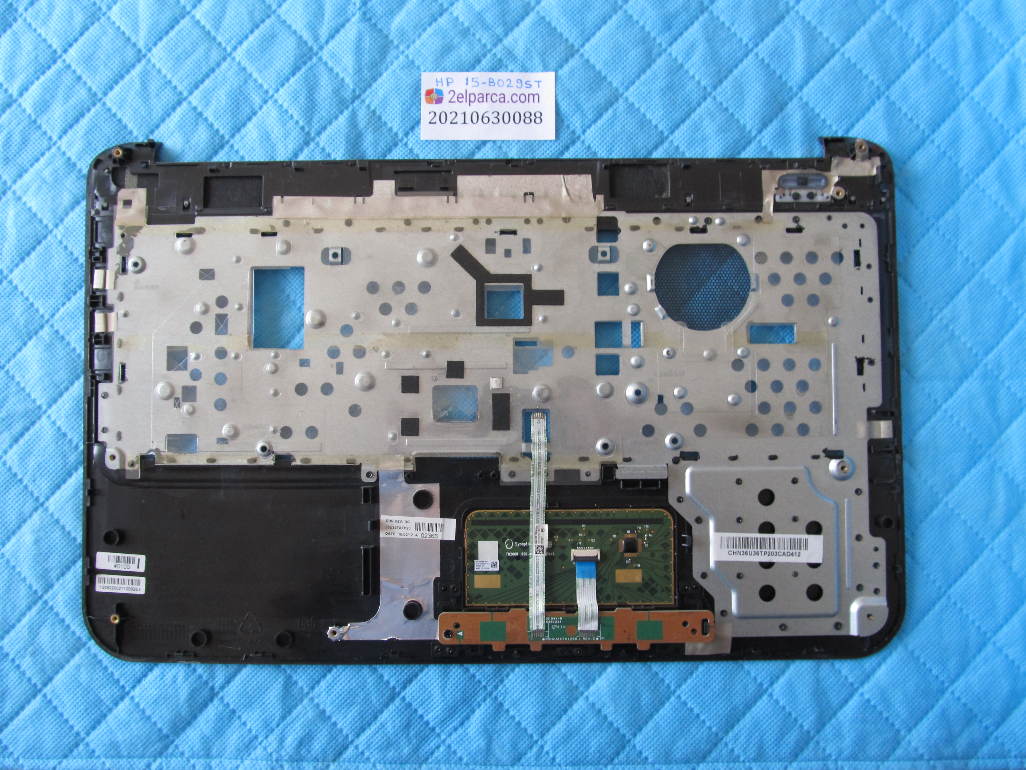 HP Hp 15-b029st üst kasa klavye kasasi küçük görsel 2