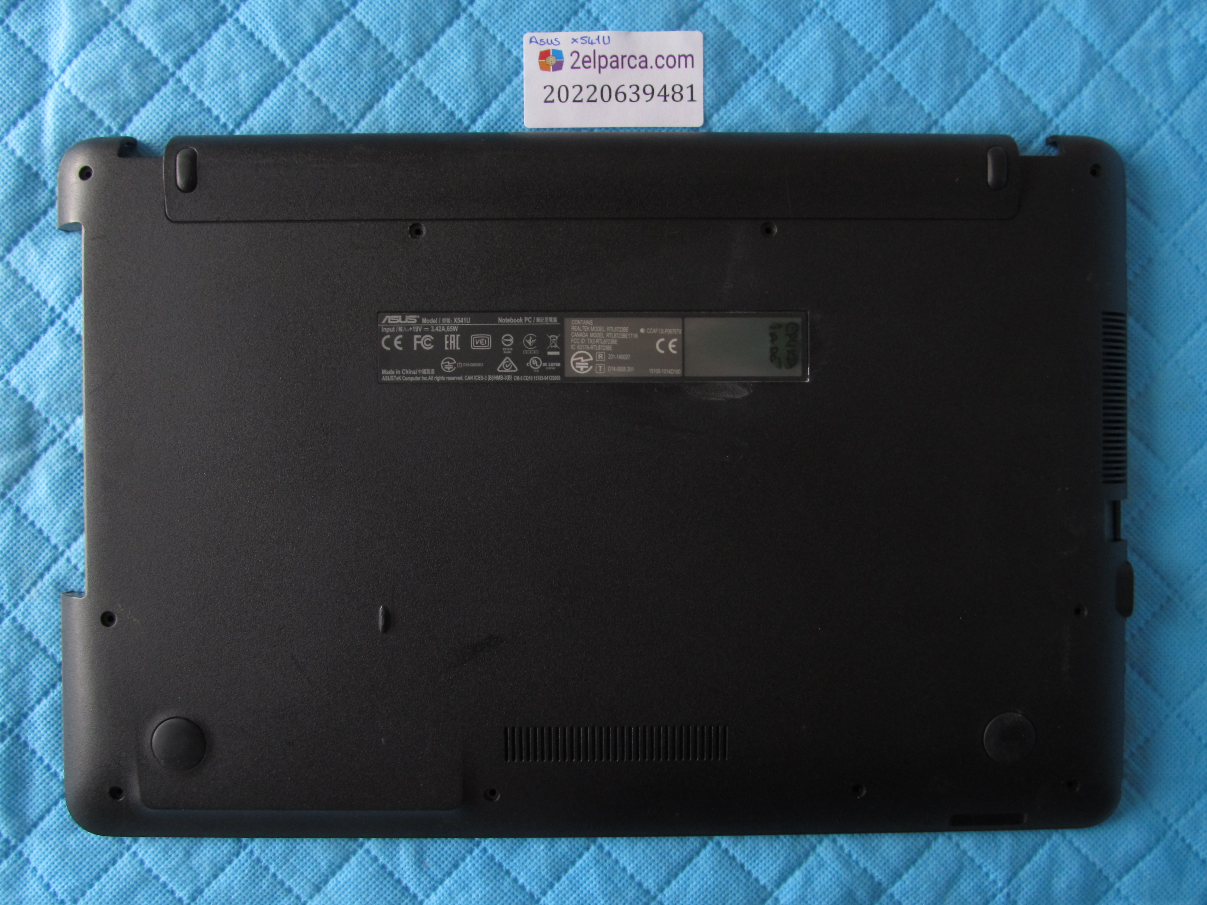 Asus x541u alt kasa orjinal ürün