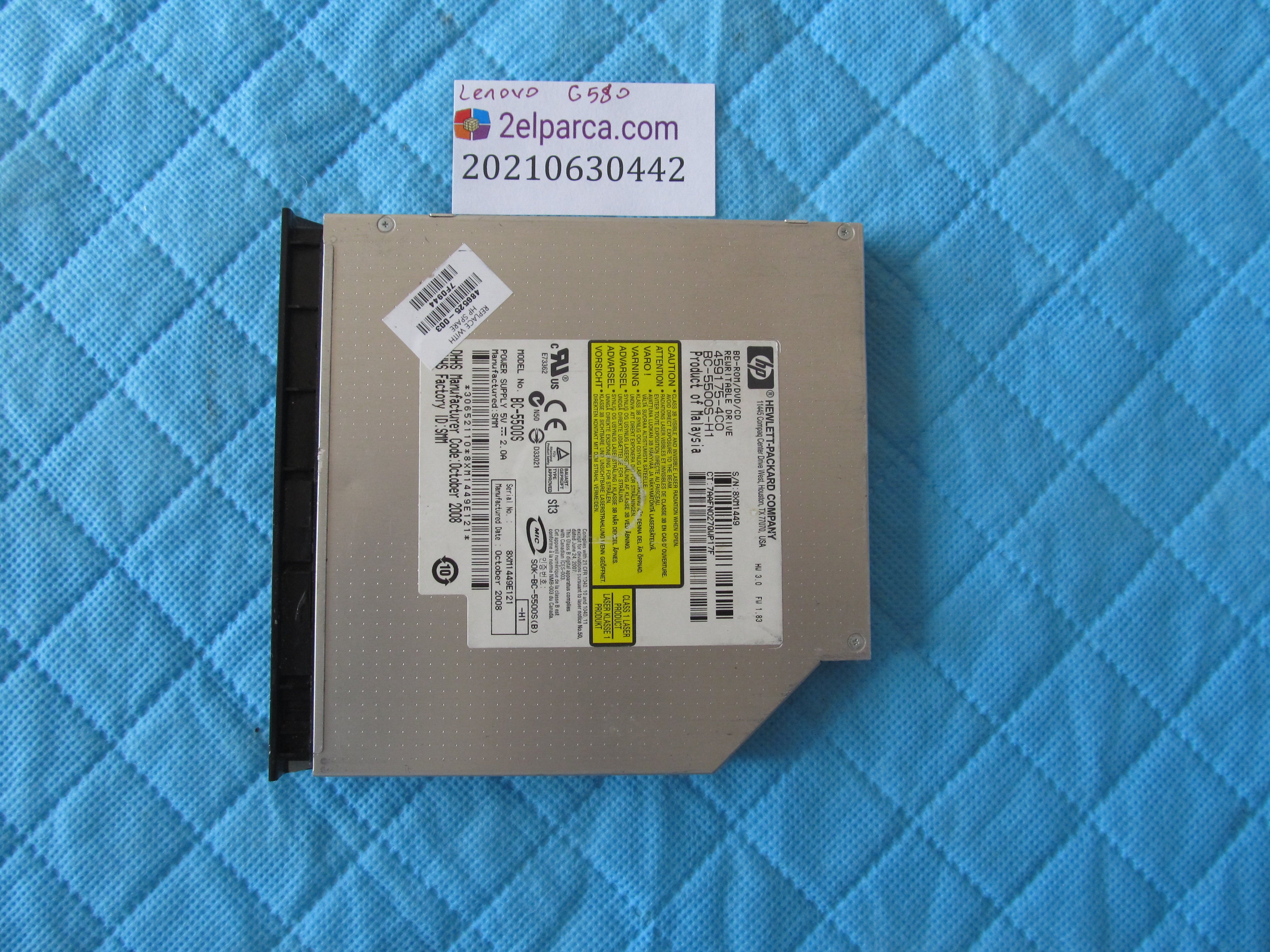 LENOVO Lenovo g580 dvd (vida yeri eksik) küçük görsel 2