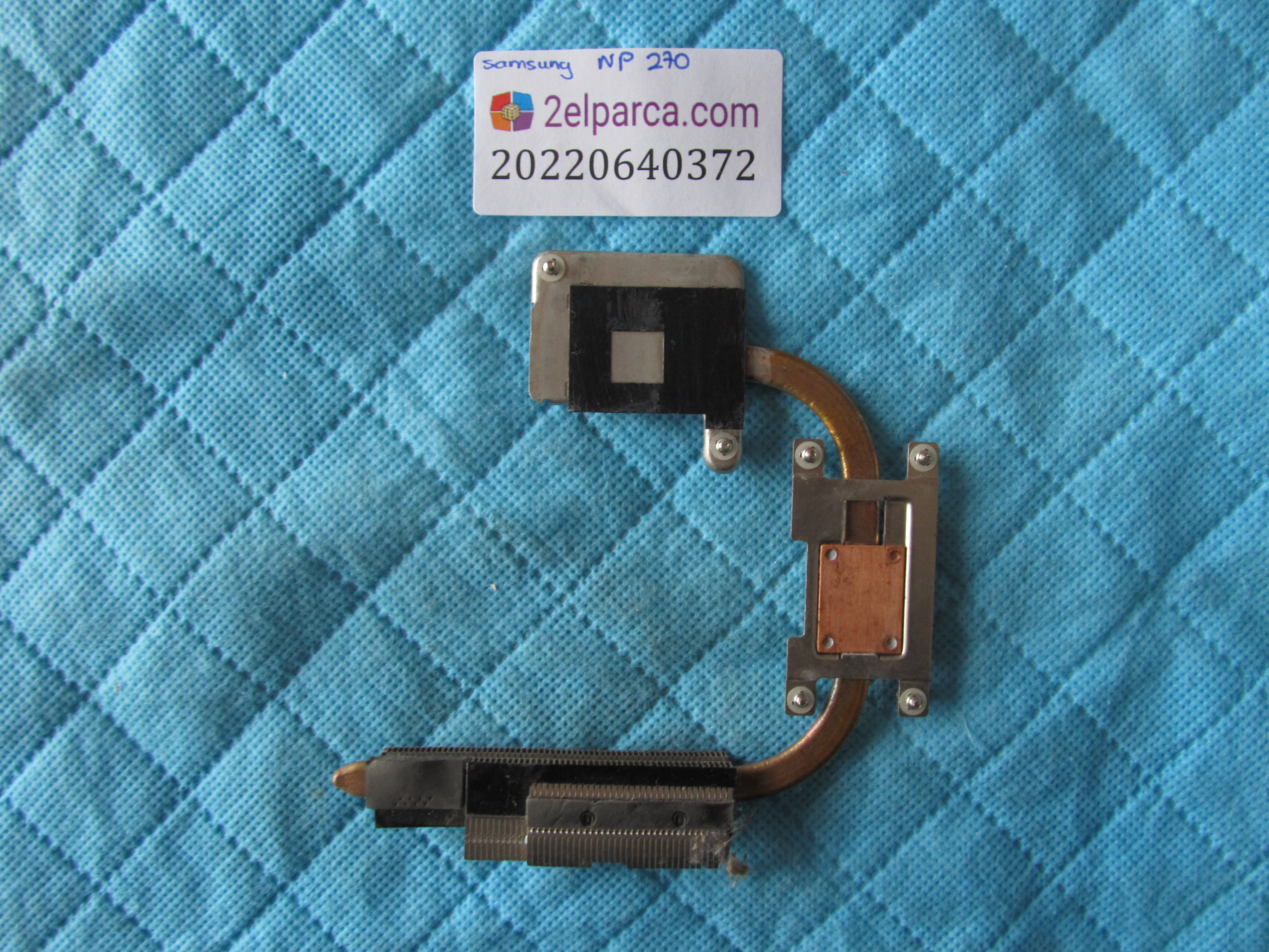 SAMSUNG Samsung np270 soğutucu bakir (heatsink) orjinal ürün küçük görsel 2
