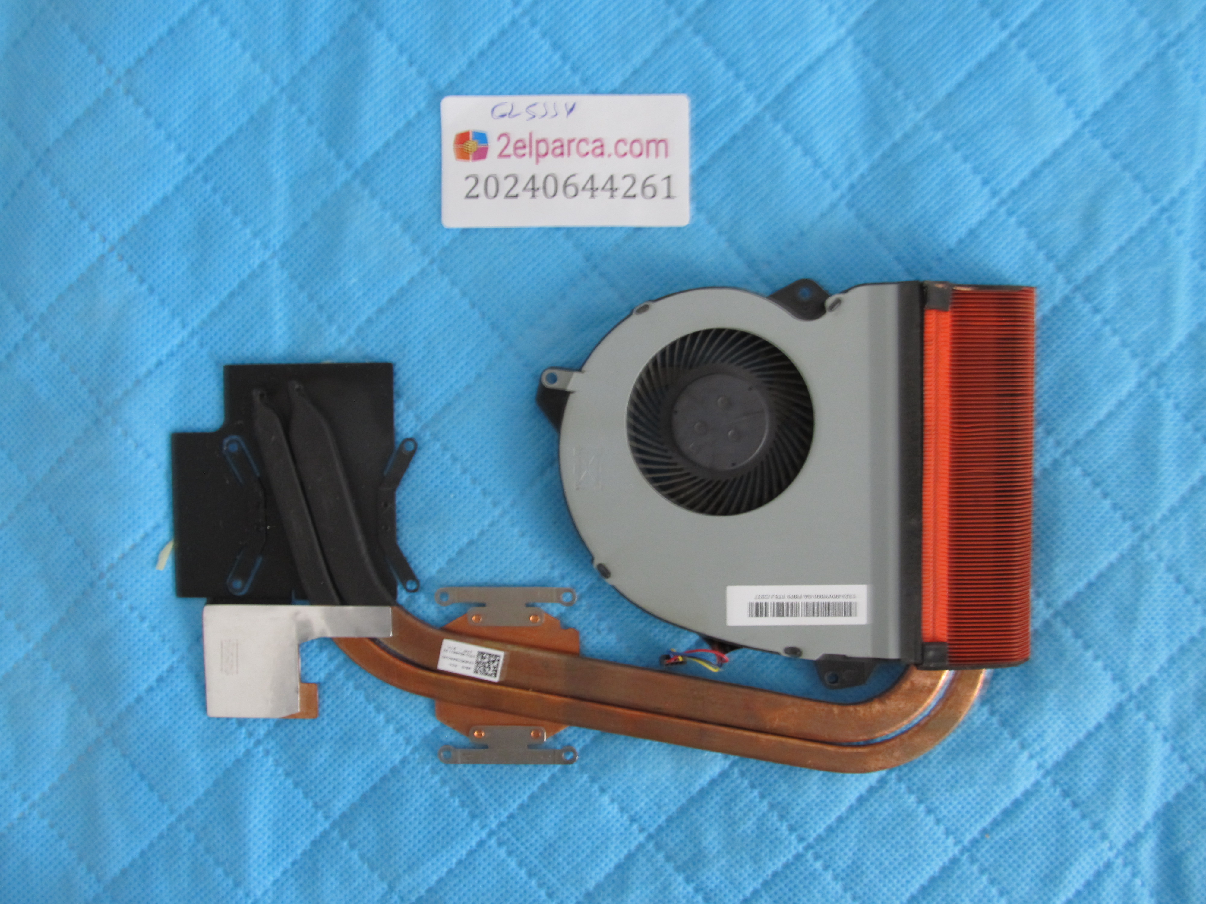 ASUS Asus gl553v fan soğutucu bakir heatsink temiz orjinal ürün küçük görsel 2