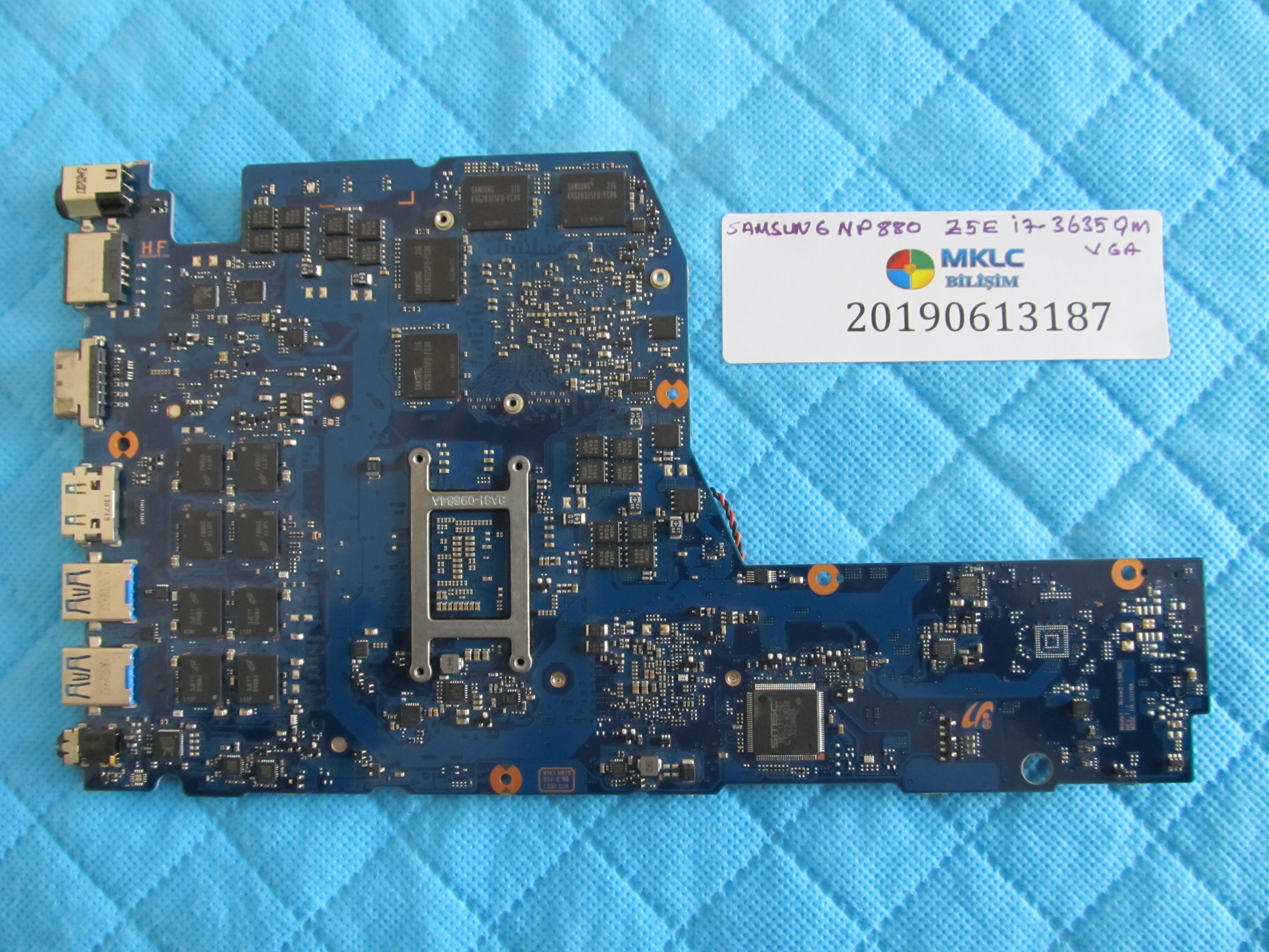 SAMSUNG Samsung np880 anakart z5e anakart i7-3635 qm cpu ekran kartli küçük görsel 2