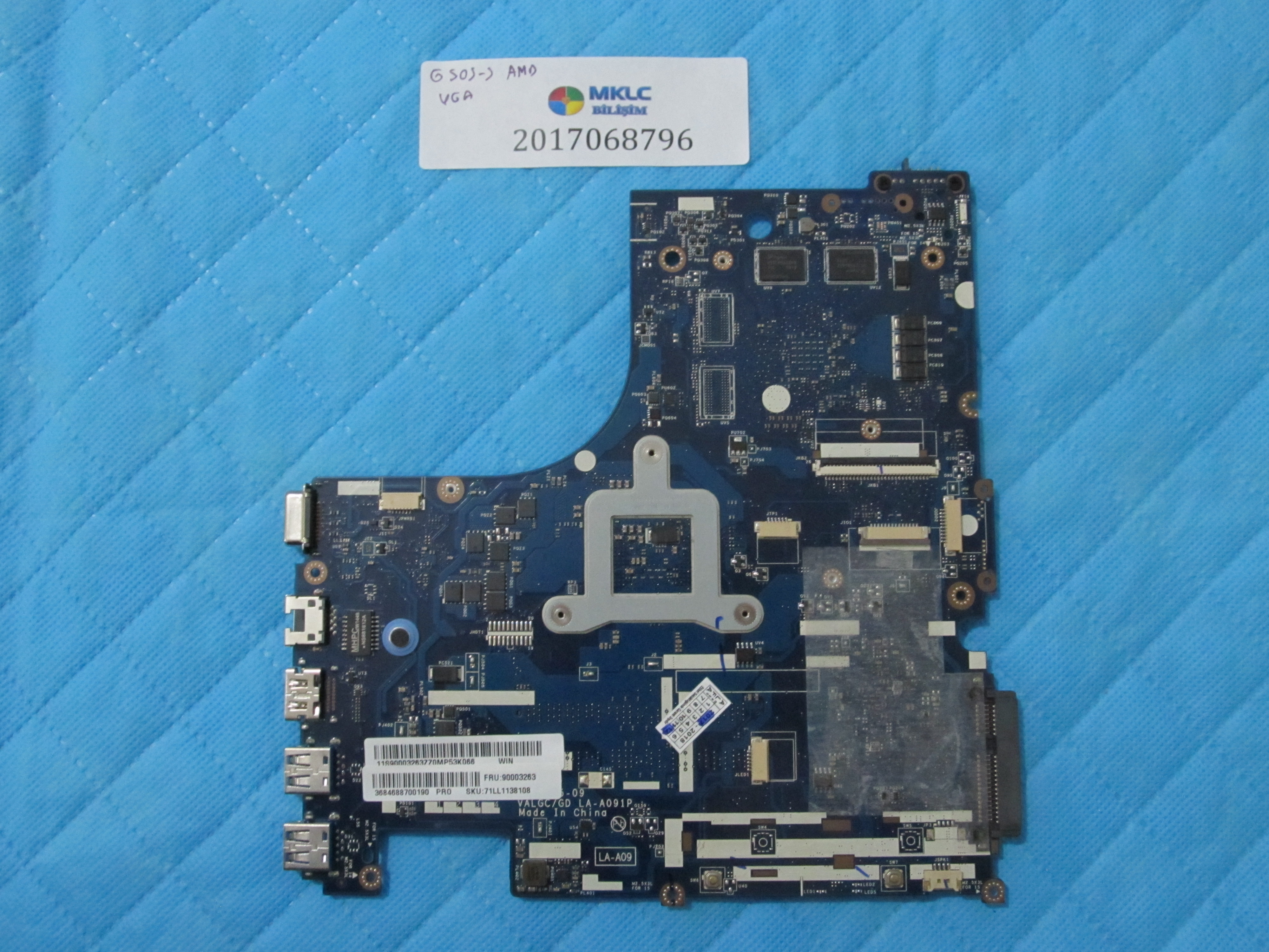 LENOVO Lenovo g505 s anakart ati 1 gb vga amd cpu kartli la-a091p anakart küçük görsel 2