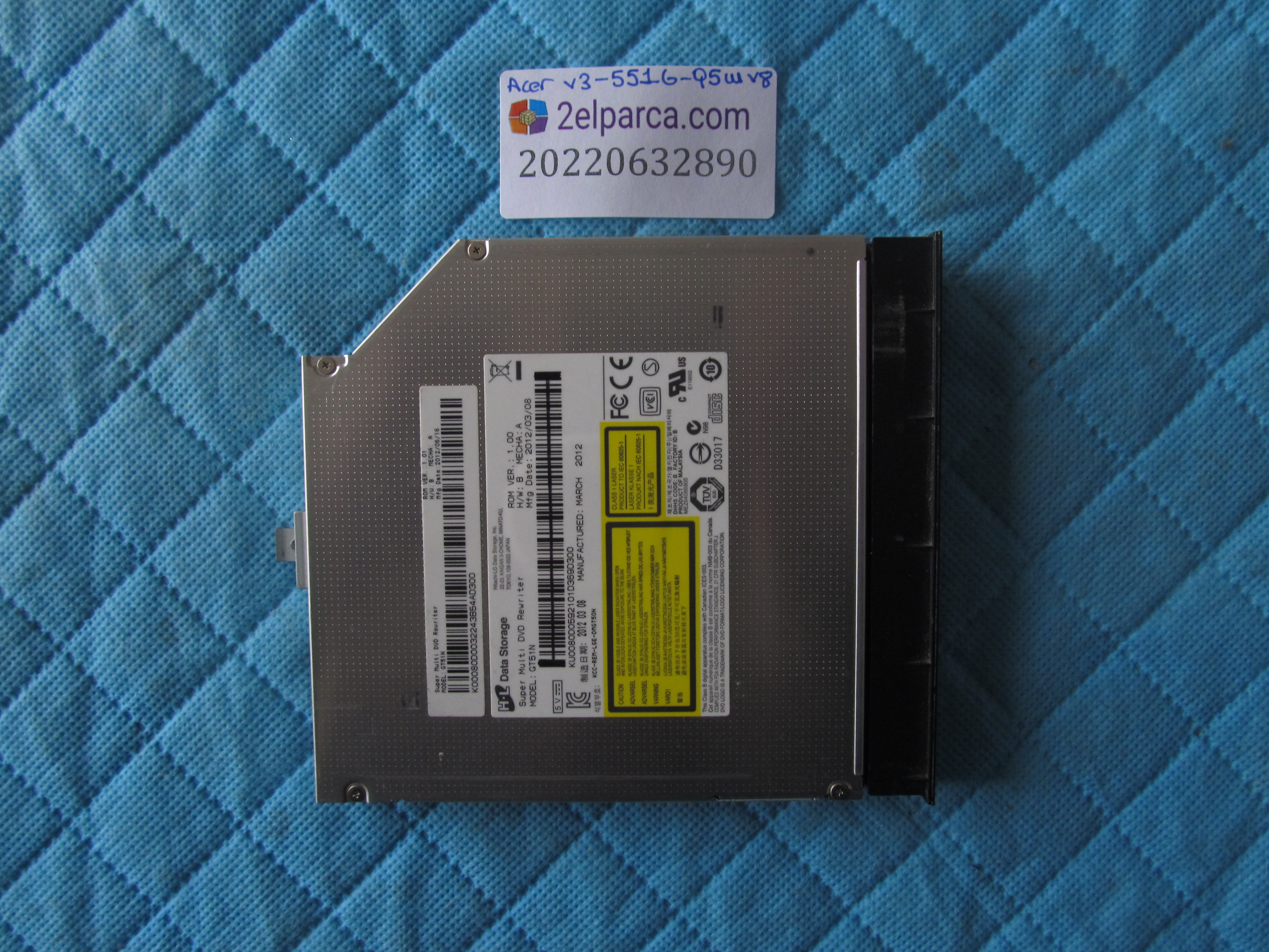 ACER Acer v3-551g dvd yazici orjinal ürün küçük görsel 2