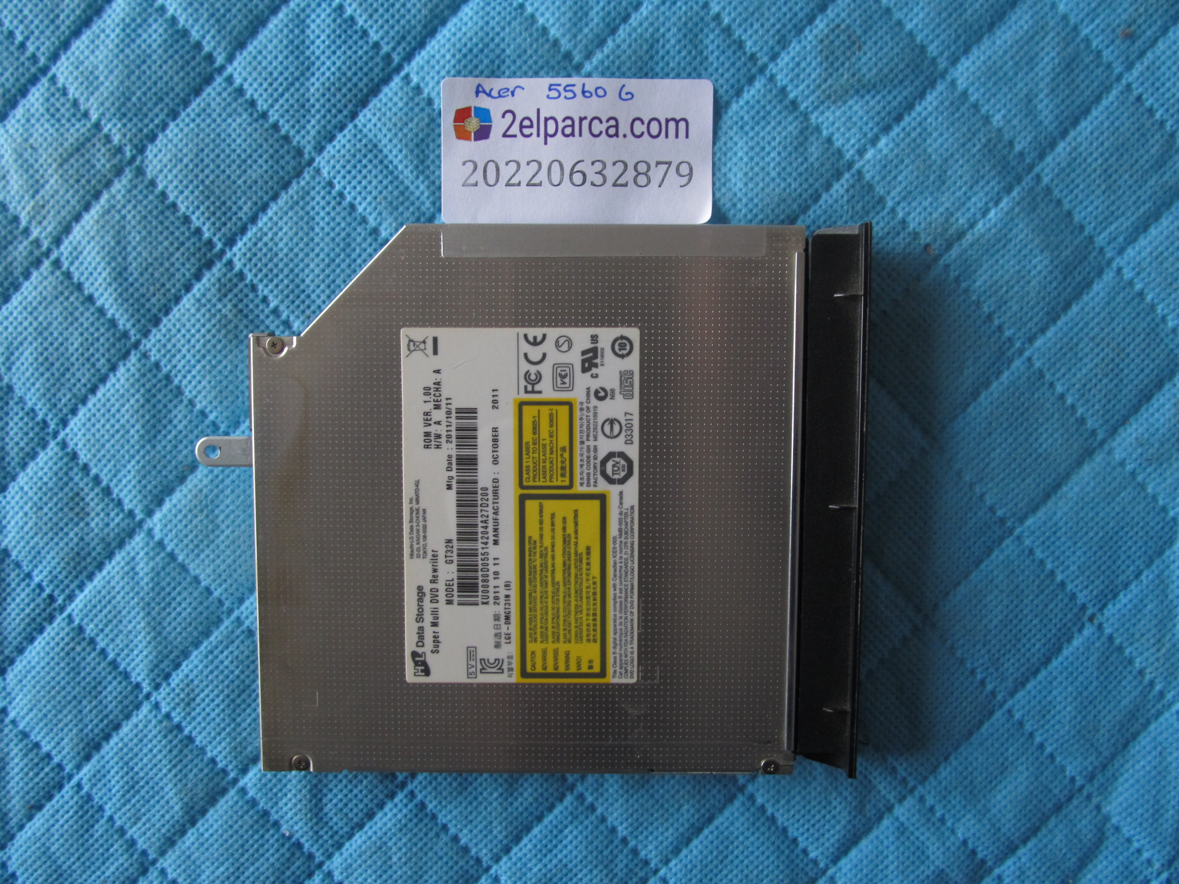 ACER Acer 5560g dvd yazici orjinal ürün küçük görsel 2
