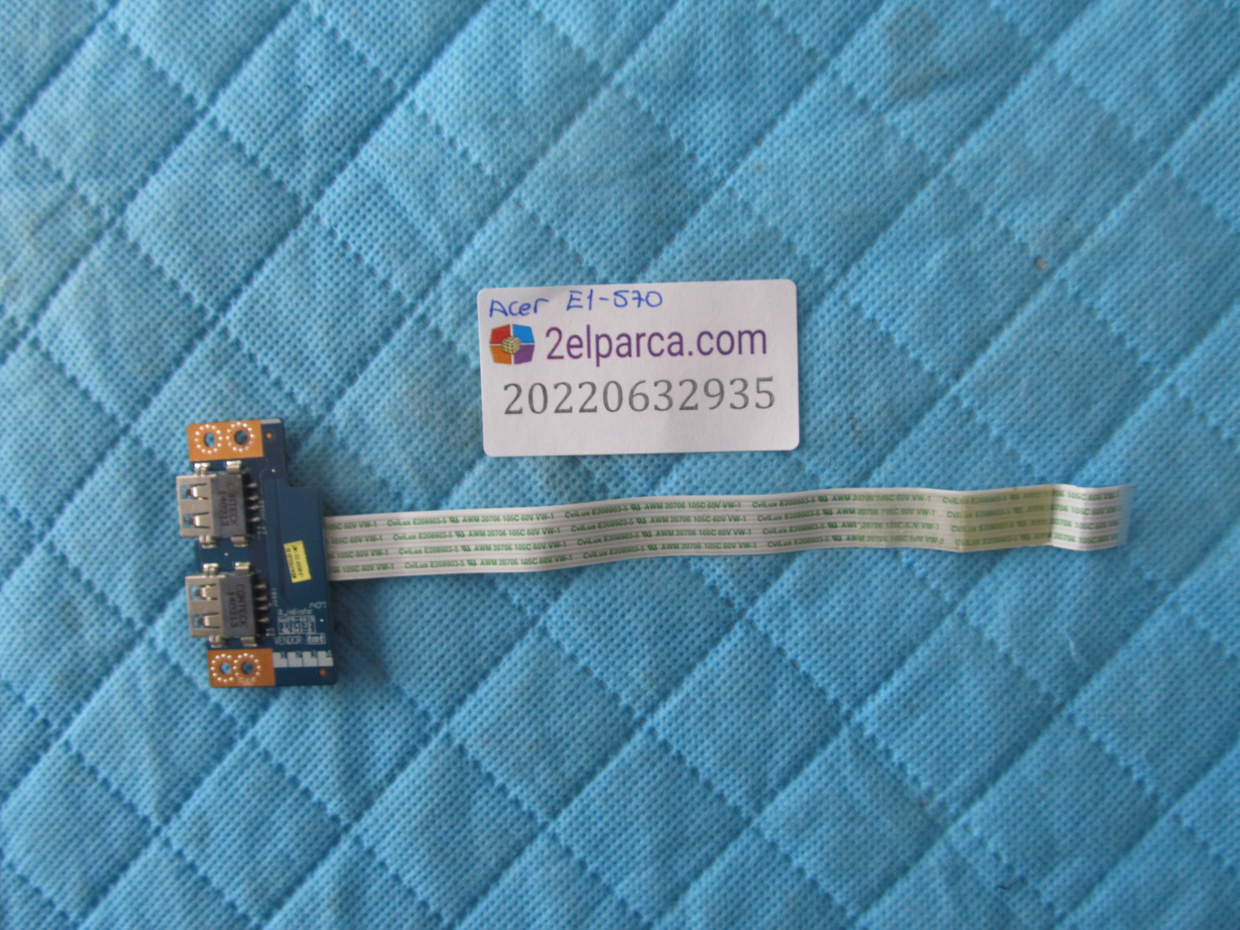 ACER Acer e1-570 usb kart flex dahil orjinal ürün küçük görsel 2