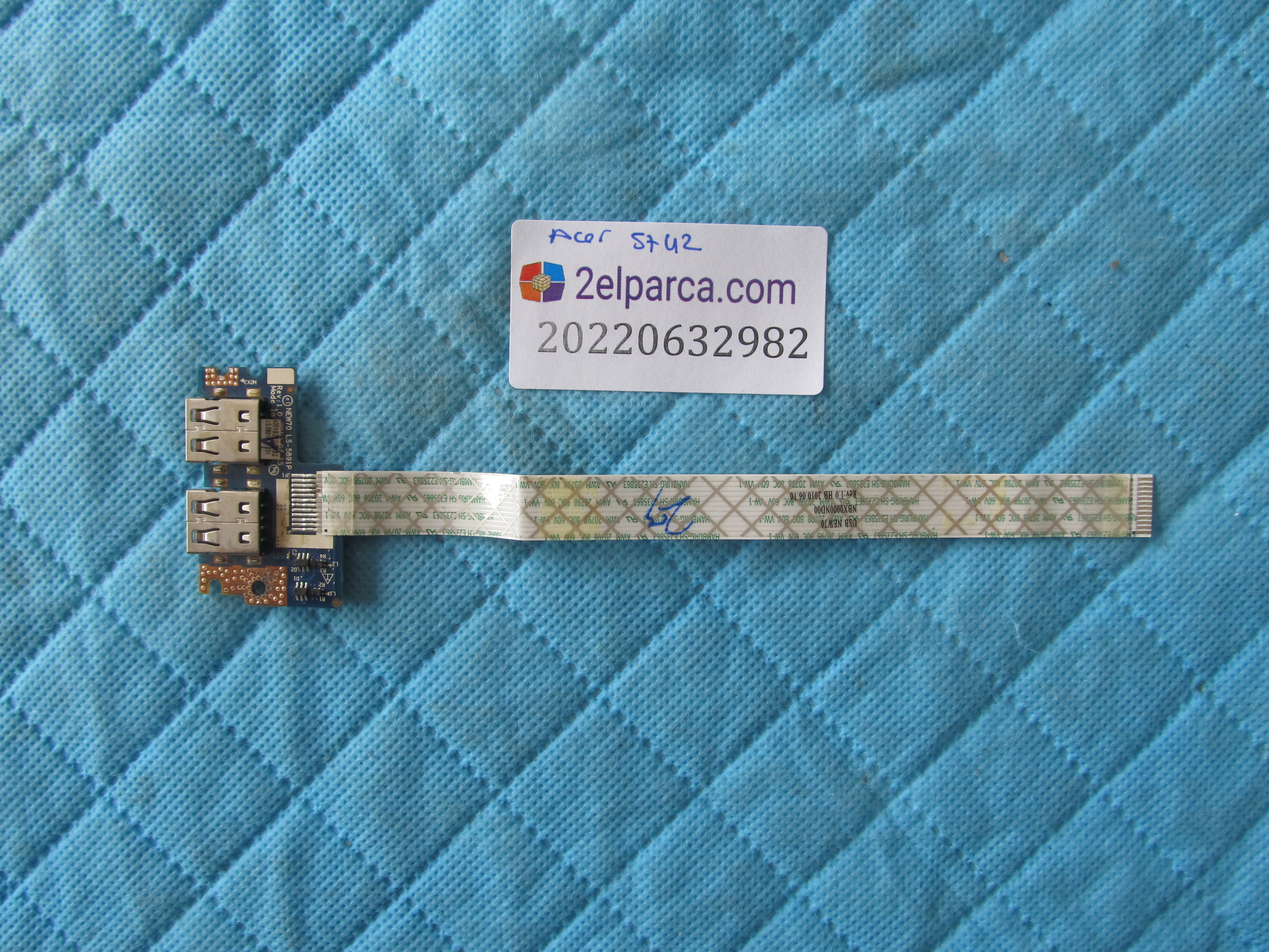ACER Acer 5742 usb kart flex dahil orjinal ürün küçük görsel 2