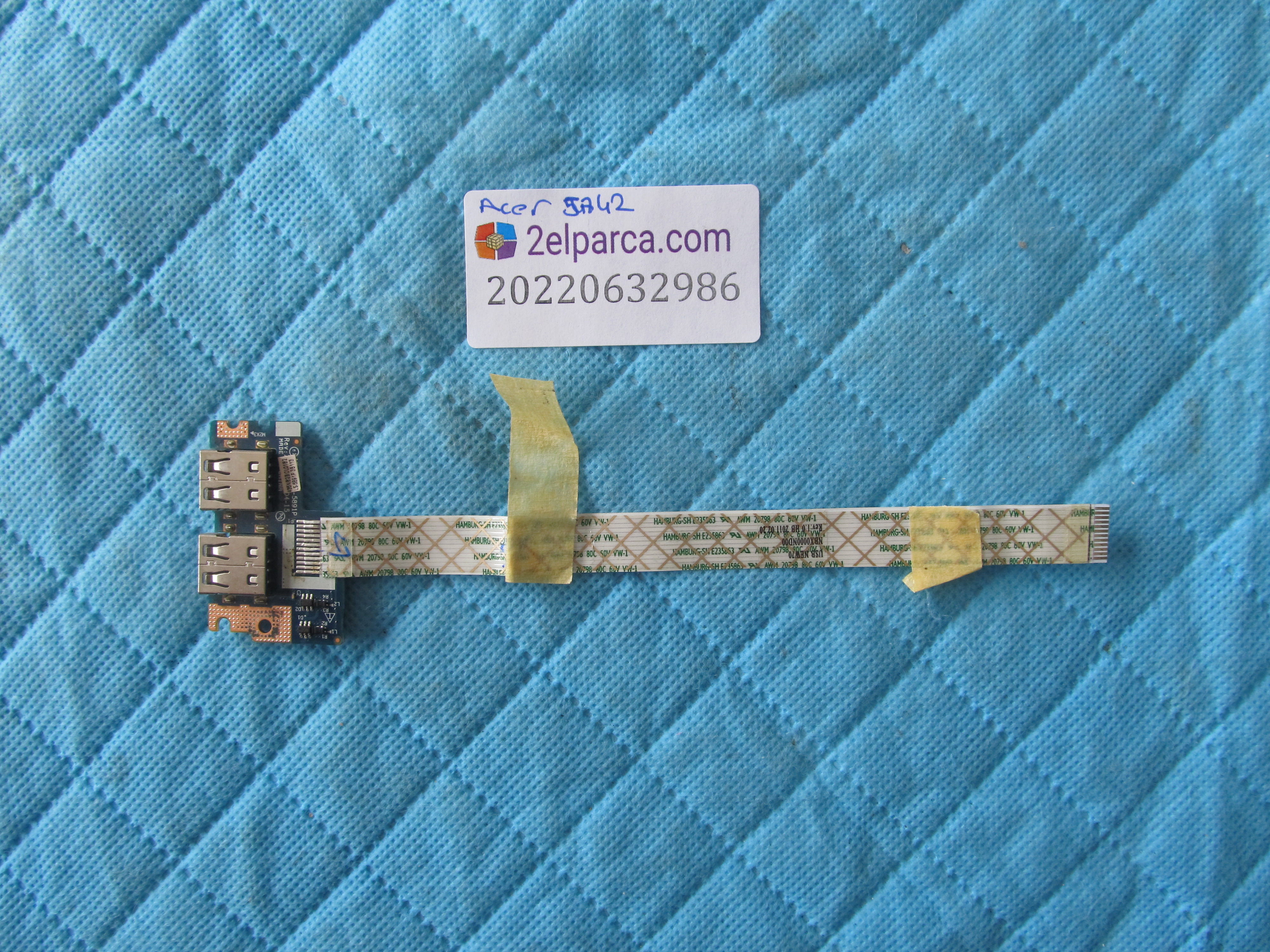 ACER Acer 5742 usb kart flex dahil orjinal ürün küçük görsel 2