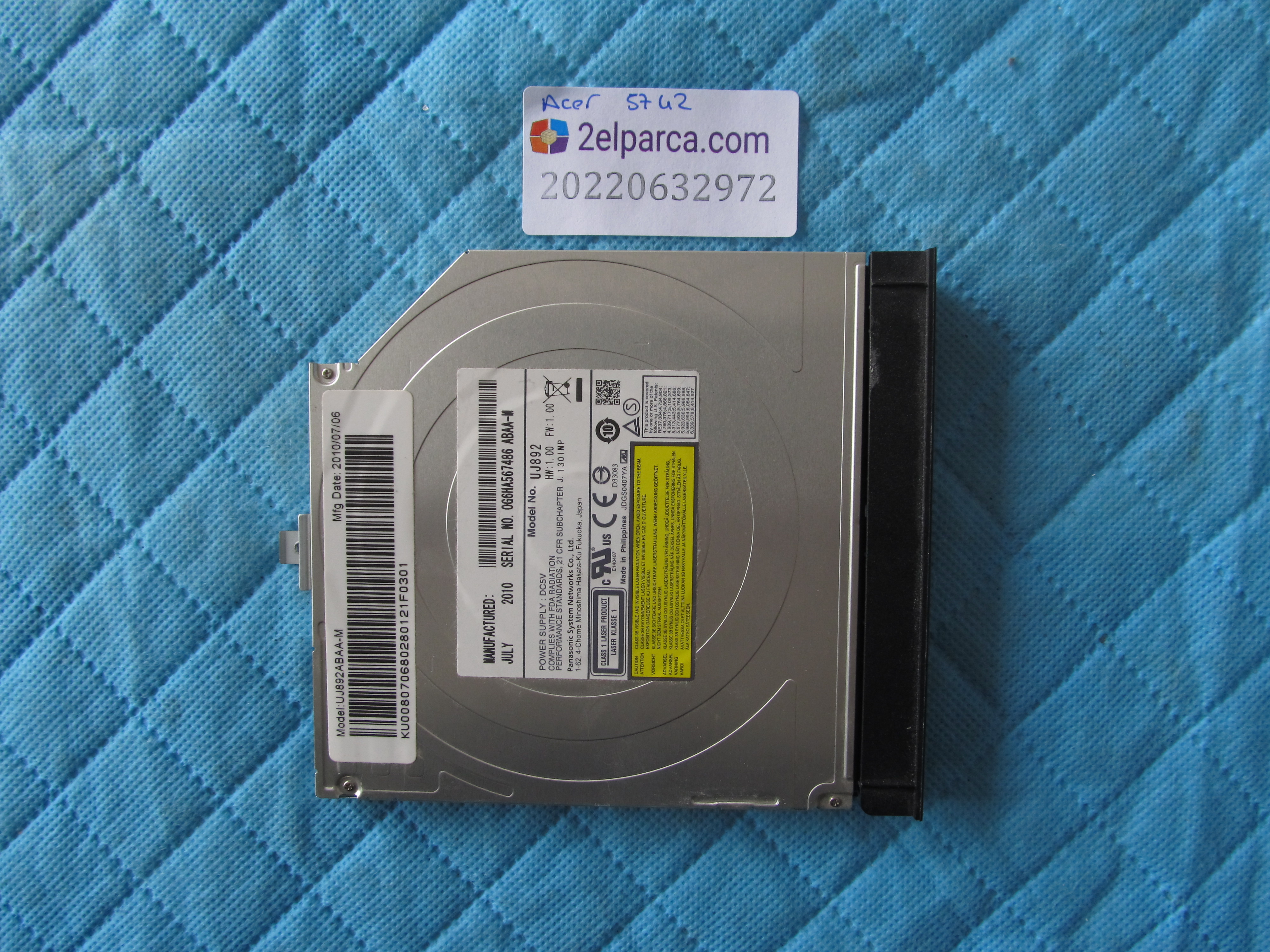 ACER Acer 5742 dvd yazici orjinal ürün küçük görsel 2