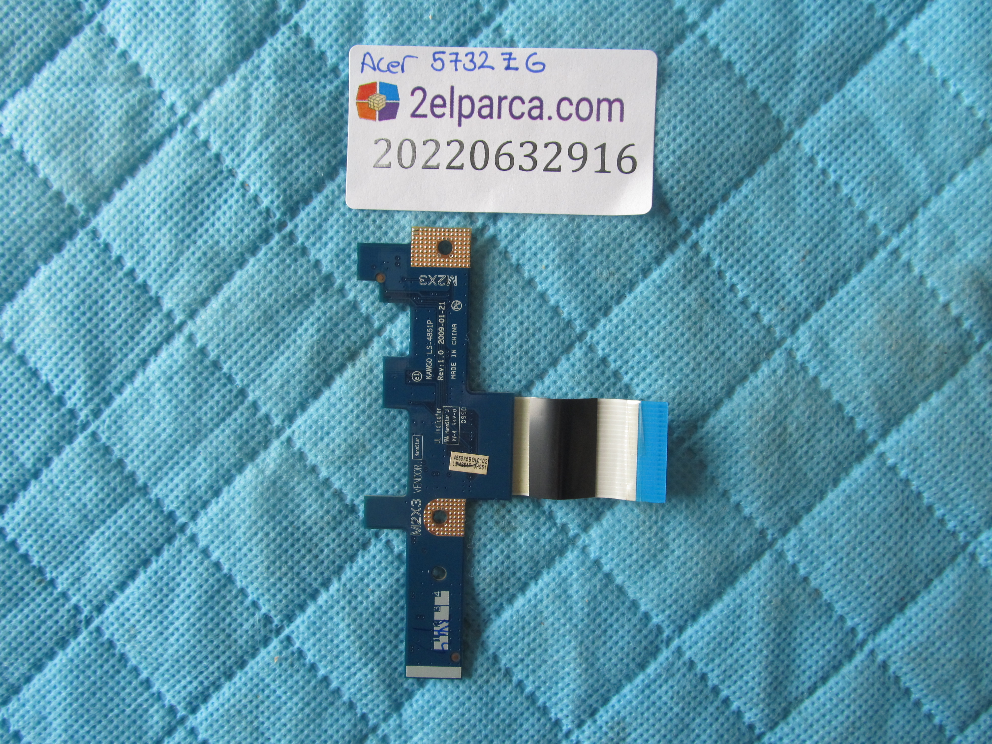 ACER Acer 5732zg tetik karti flex dahil orjinal ürün küçük görsel 2