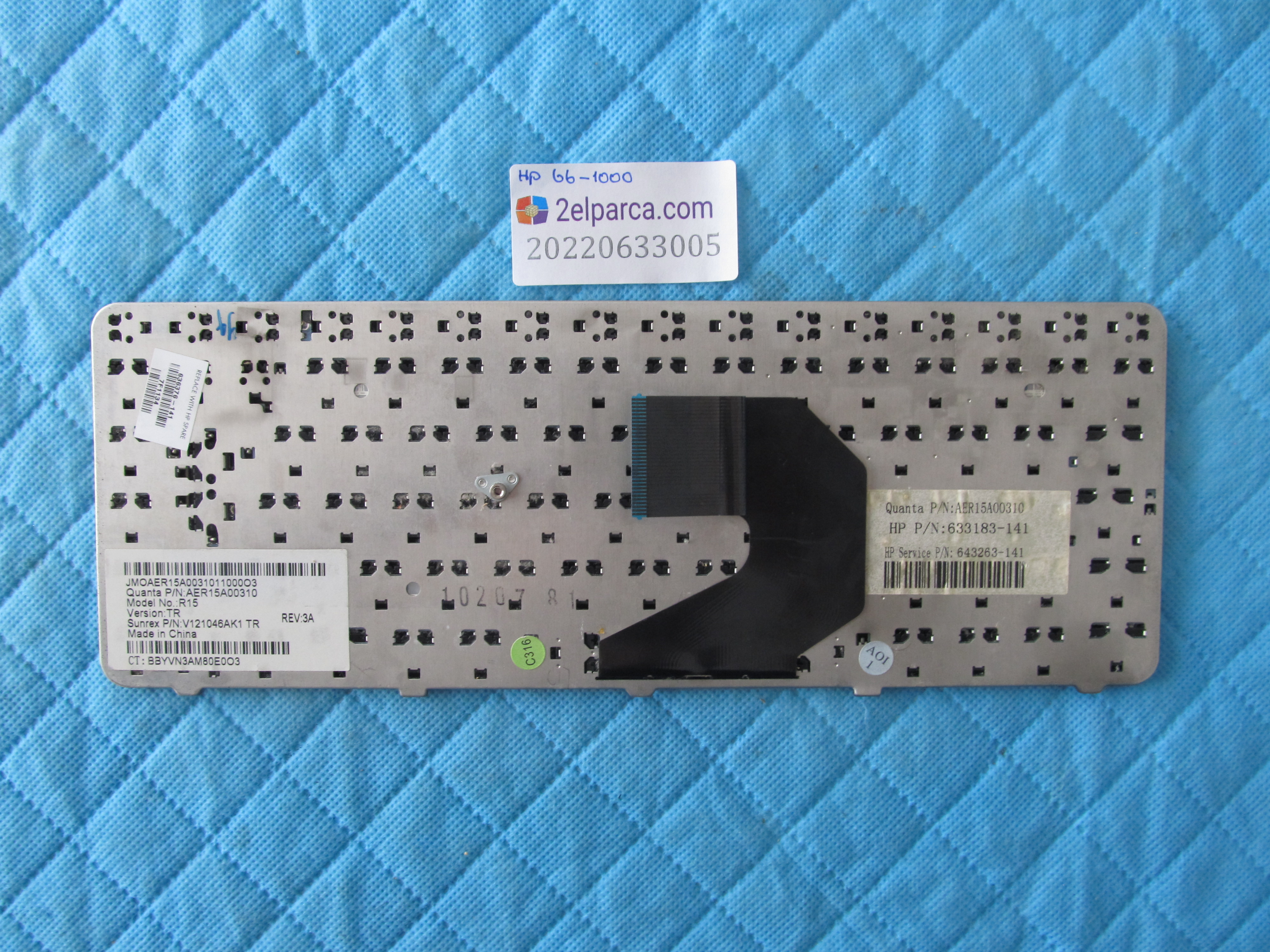 HP Hp g6-1000 klavye orjinal ürün küçük görsel 2