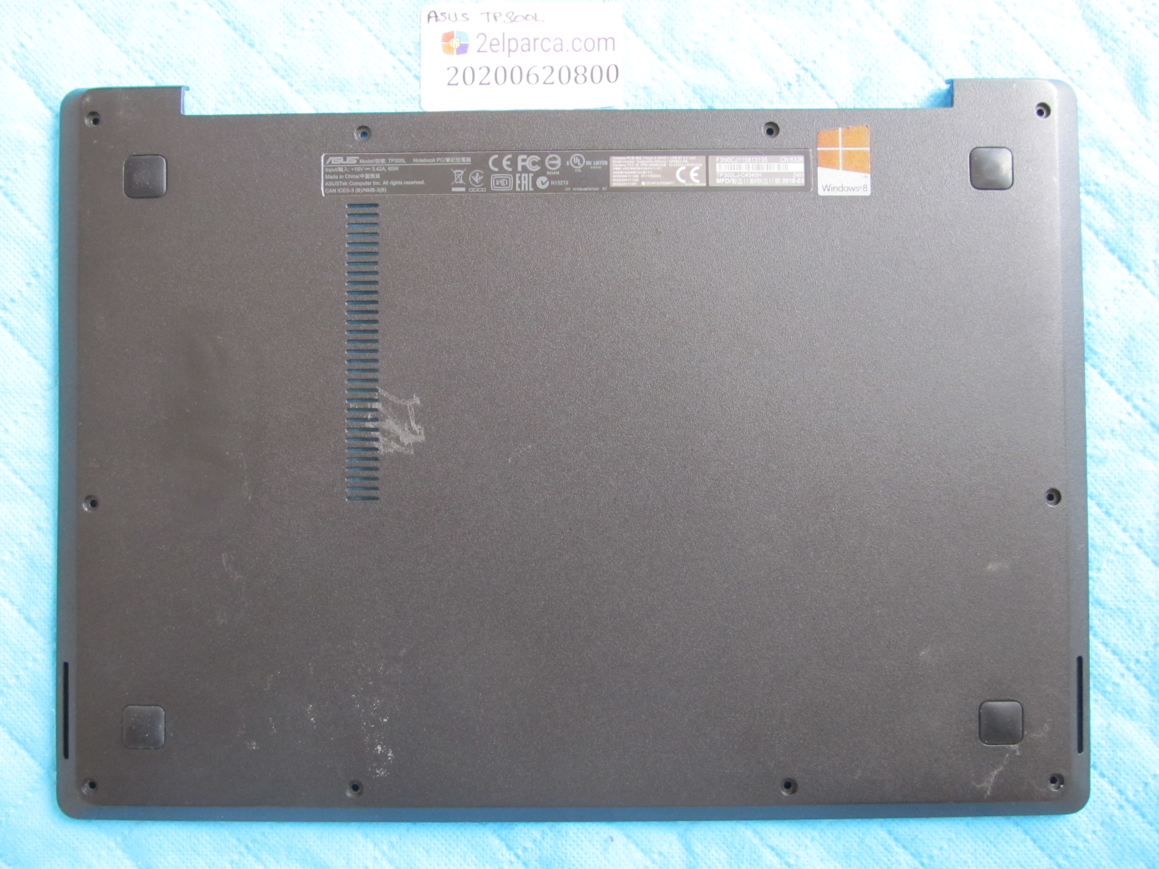 Asus tp300l alt kasa orjinal ürün
