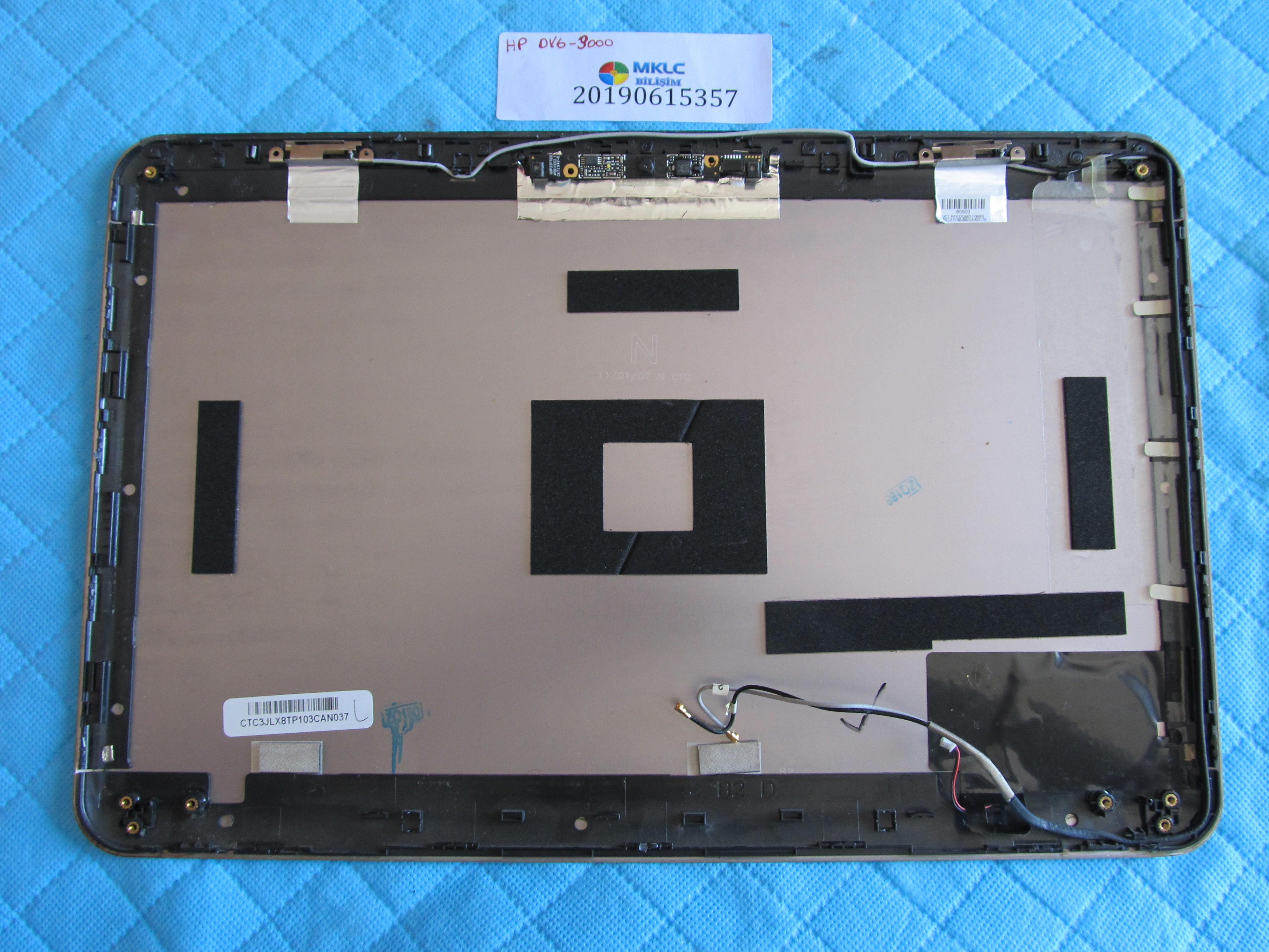 Hp dv6-3000 ekran arka kapak lcd back cover orjinal ürün
