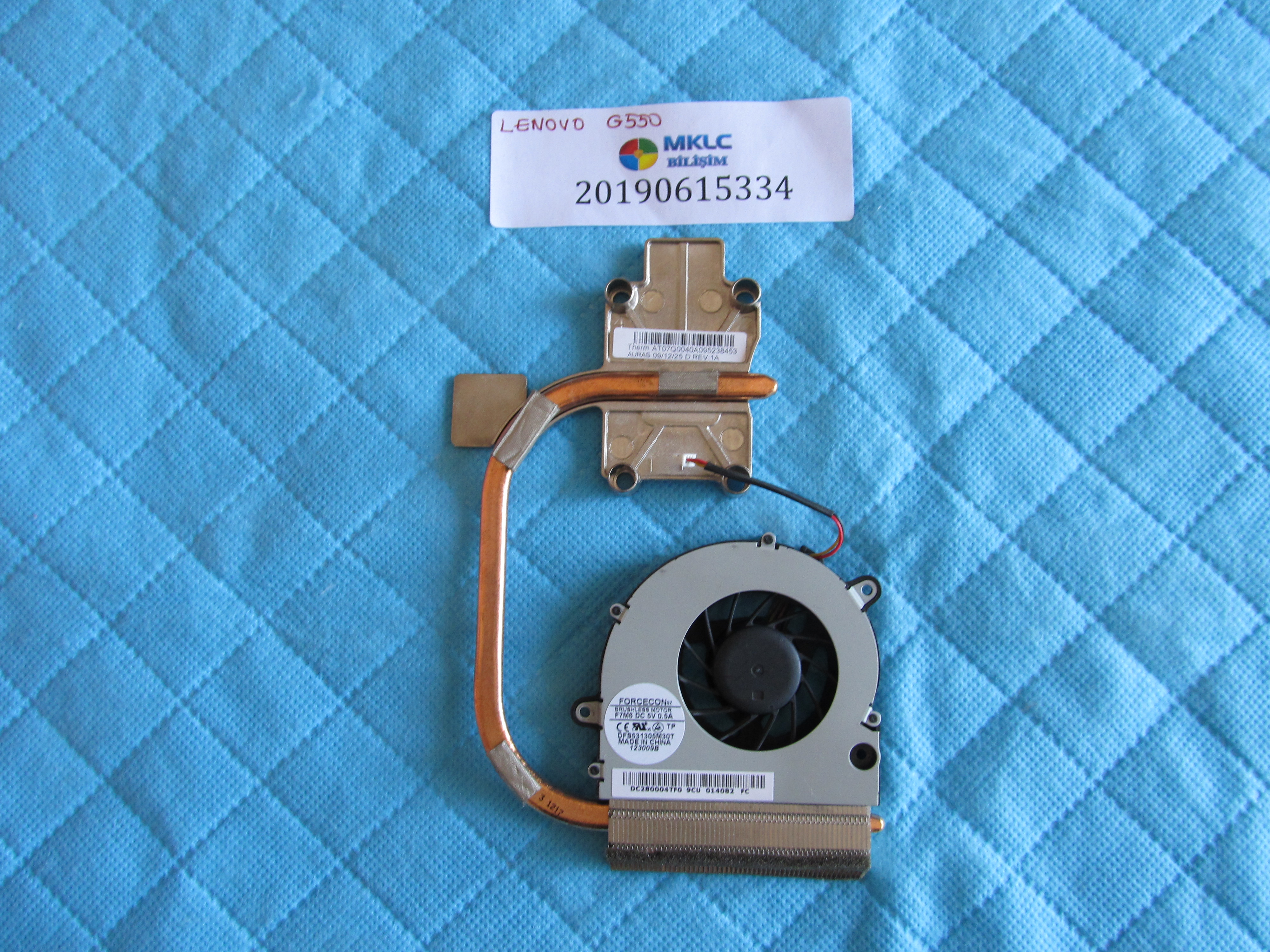 Lenovo g550 fan bakir soğutucu (heatsink) orjinal ürün