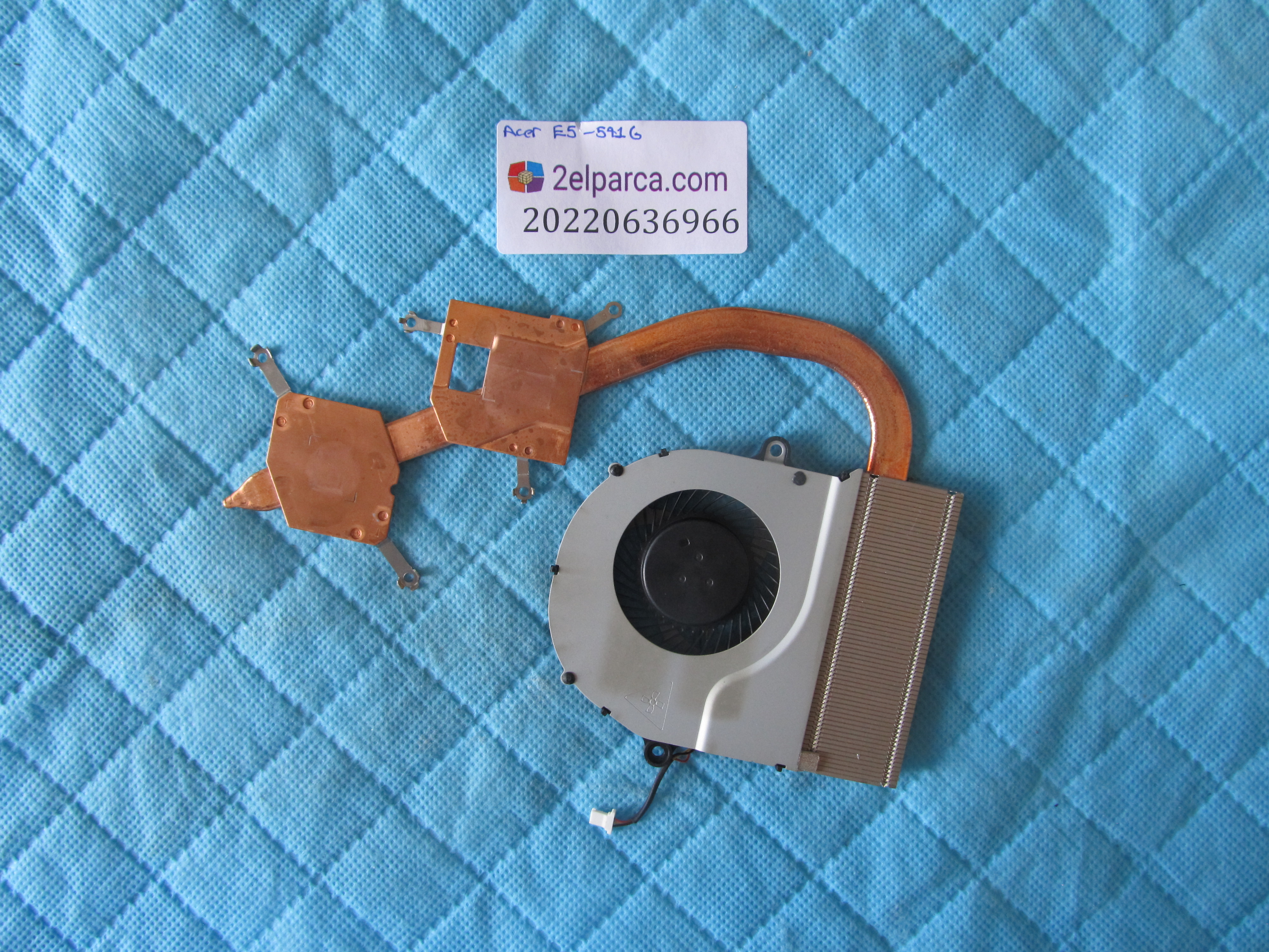 ACER Acer e5-571g fan soğutucu bakir heatsink orjinal ürün küçük görsel 2