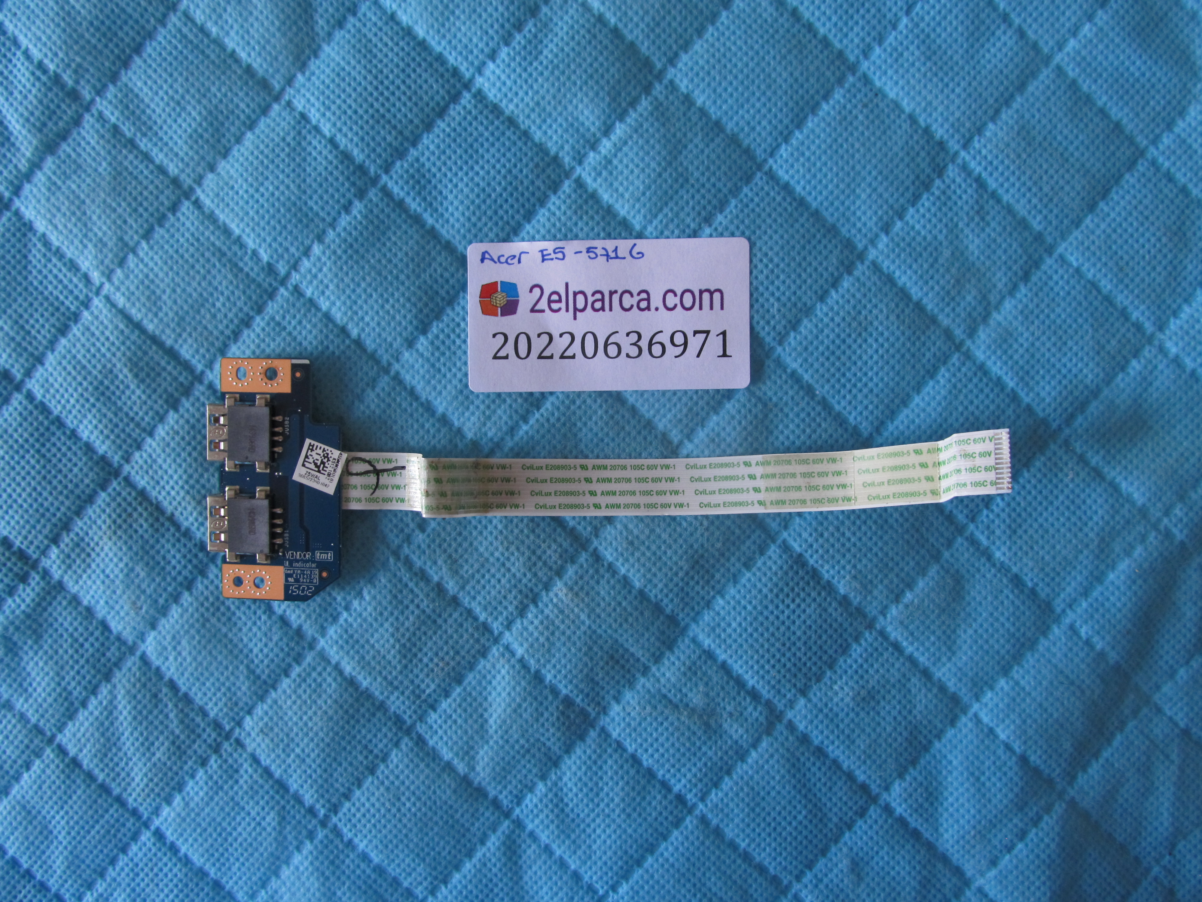 Acer e5-571g usb kart flex dahil orjinal ürün