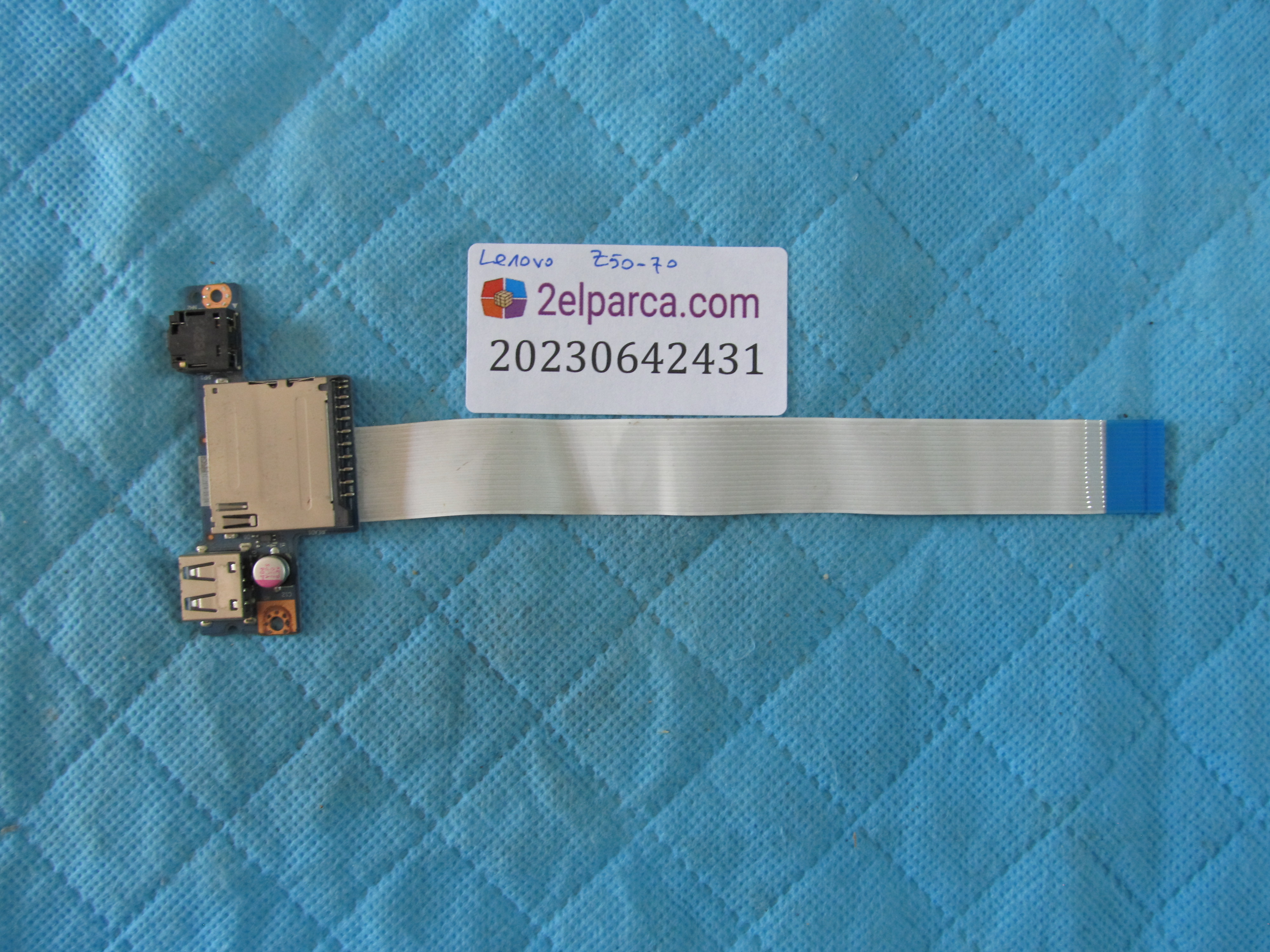 LENOVO Lenovo z50-70 usb ses ve kart okuyucu board flex orjinal ürün küçük görsel 2
