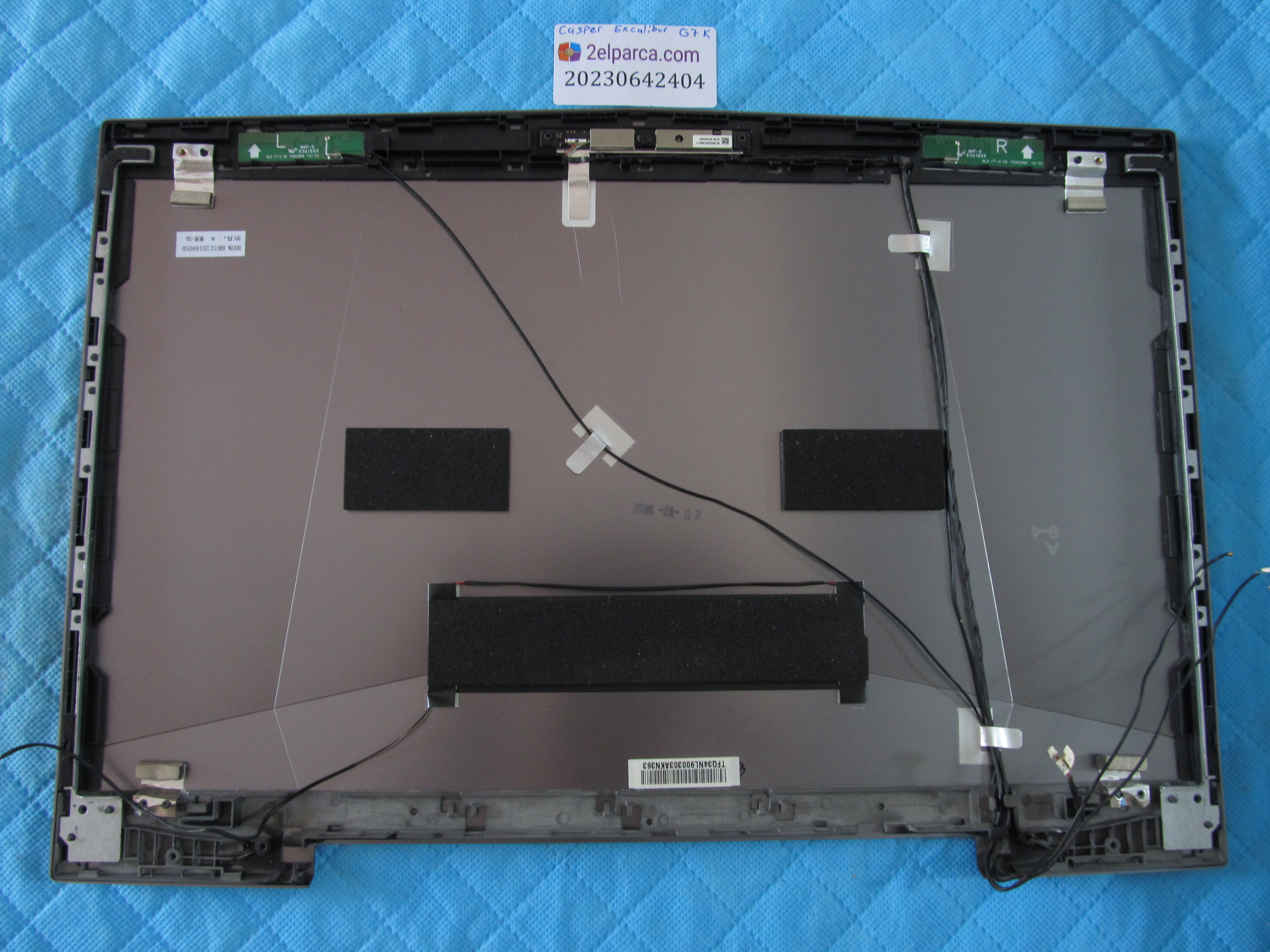 CASPER Excalibur g7k arka kapak ekran lcd cover temiz orjinal ürün küçük görsel 2