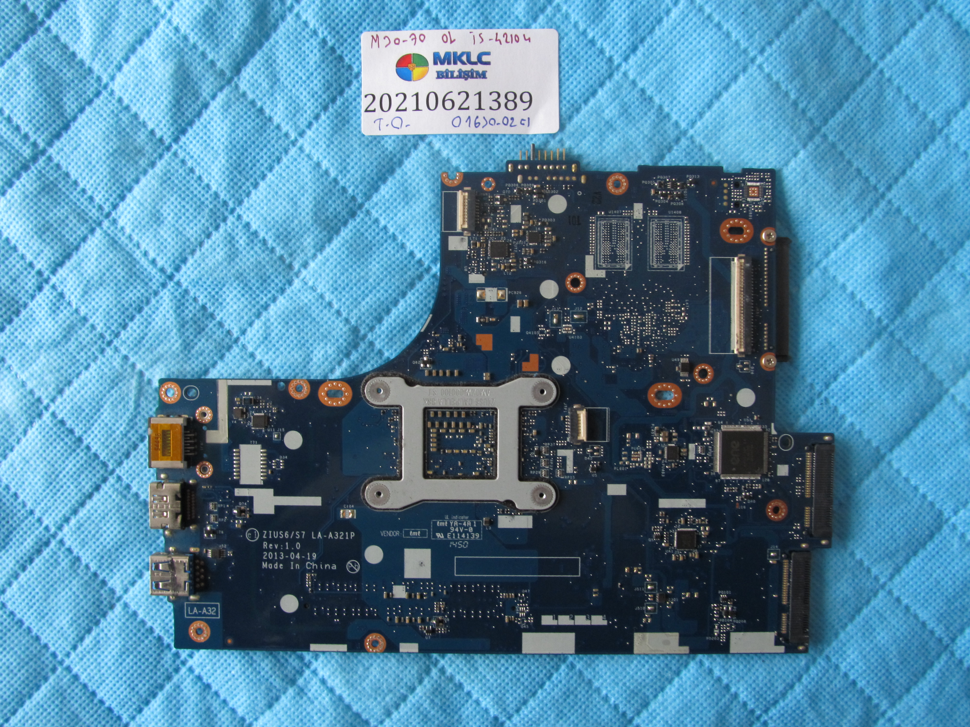 LENOVO Lenovo m30-70 anakart la-a321p anakart i5 4210u cpu ob ekran kartli sifir küçük görsel 2