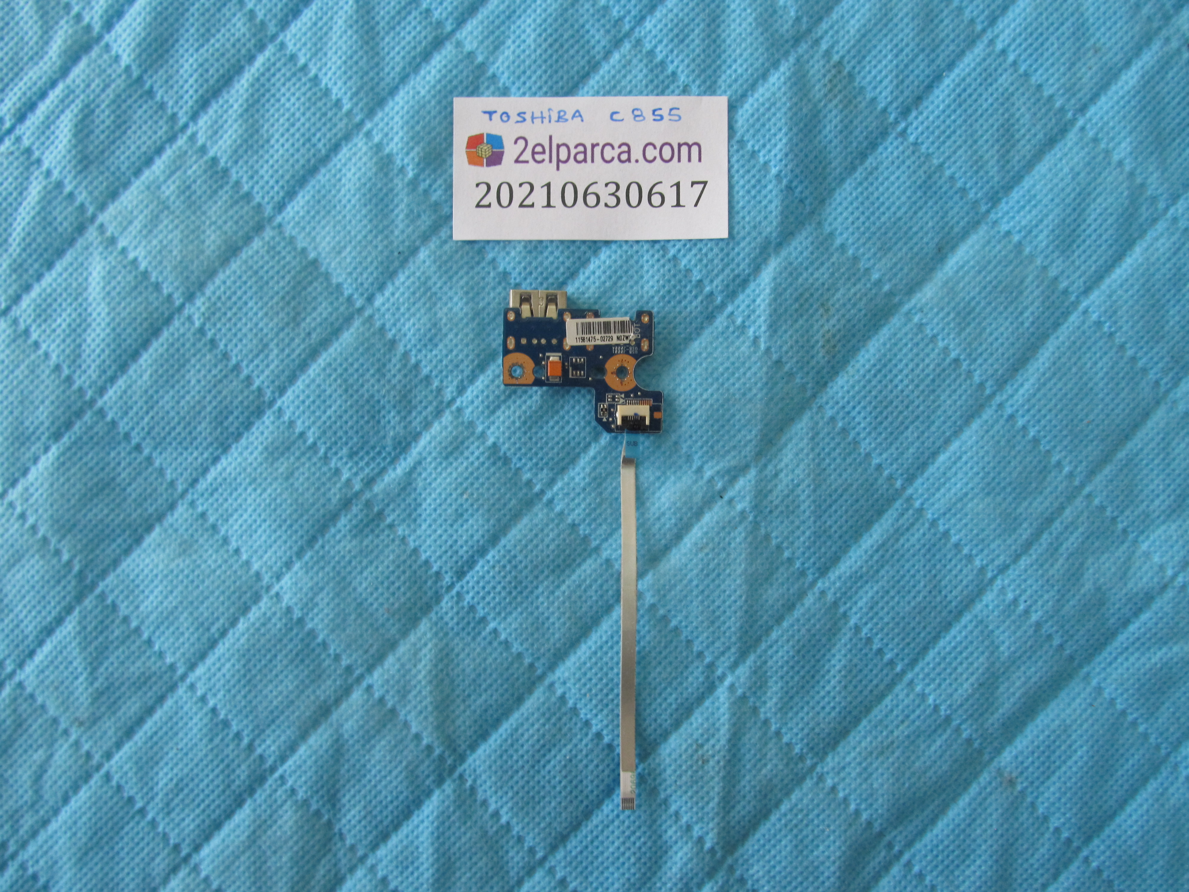 TOSHİBA Toshiba c855 usb port flex küçük görsel 2