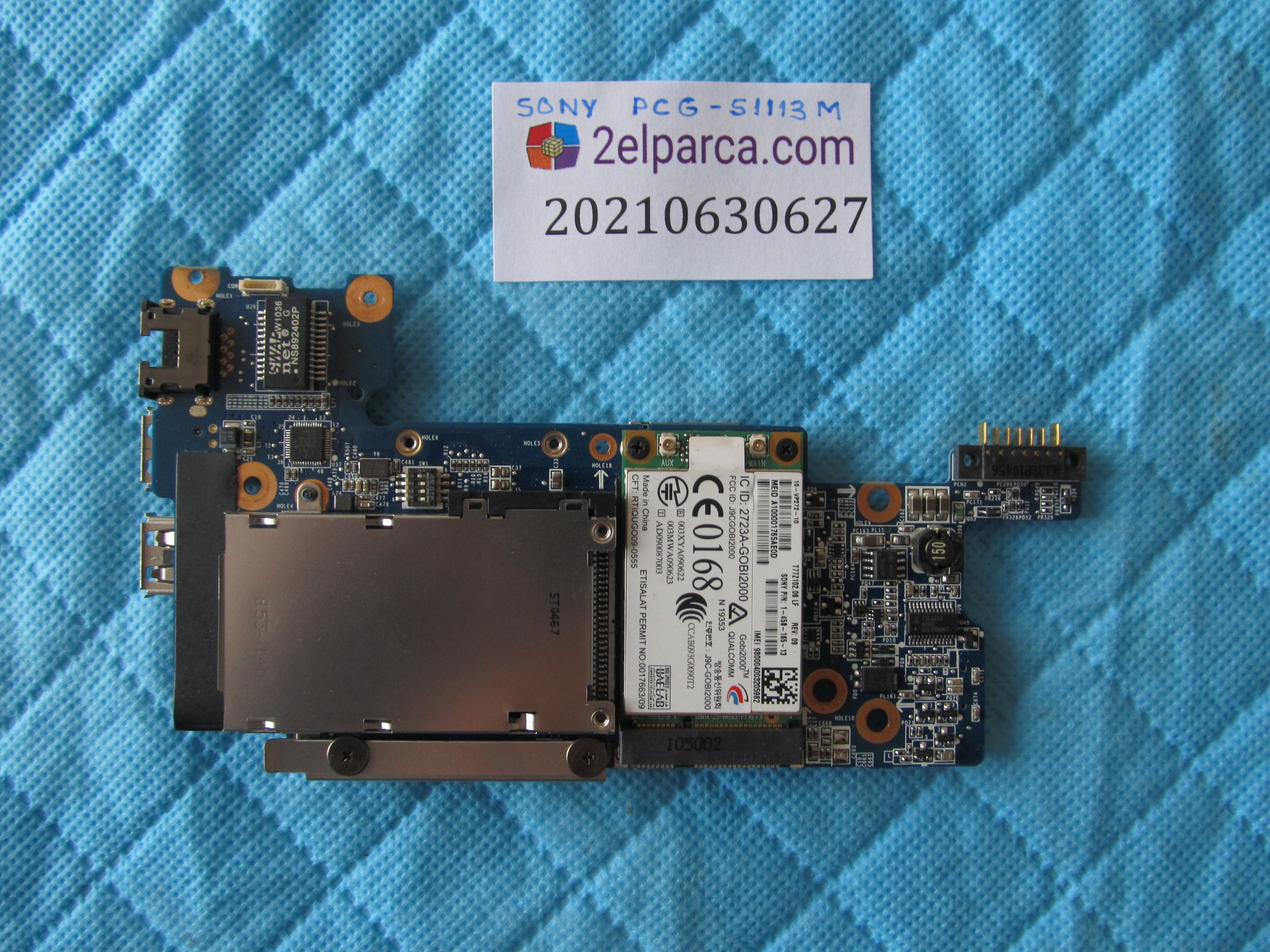 SONY Sony pcg-51113m usb port ethernet kart küçük görsel 2