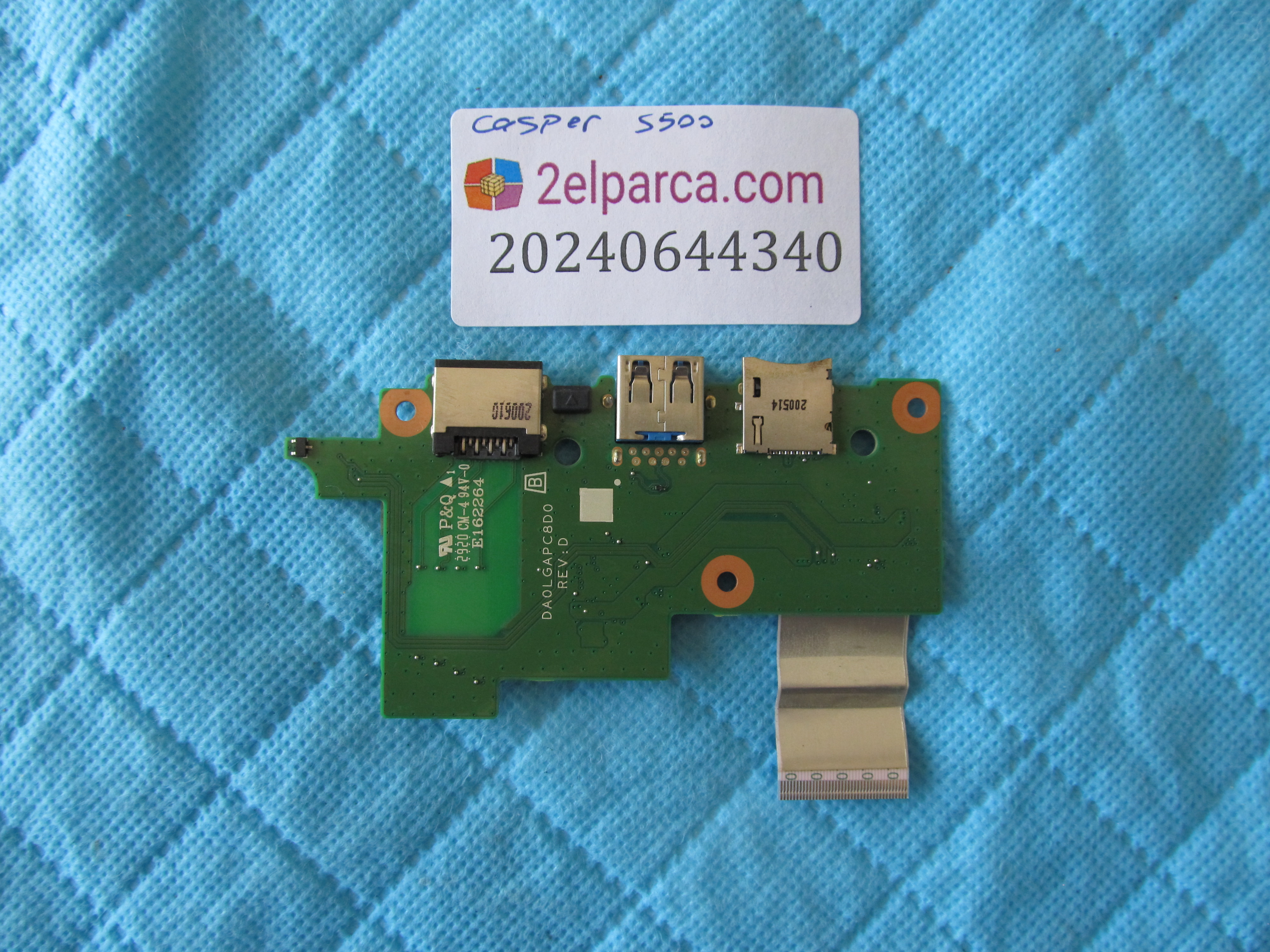 CASPER Casper s500 usb ve ethernet board flex orjinal ürün küçük görsel 2
