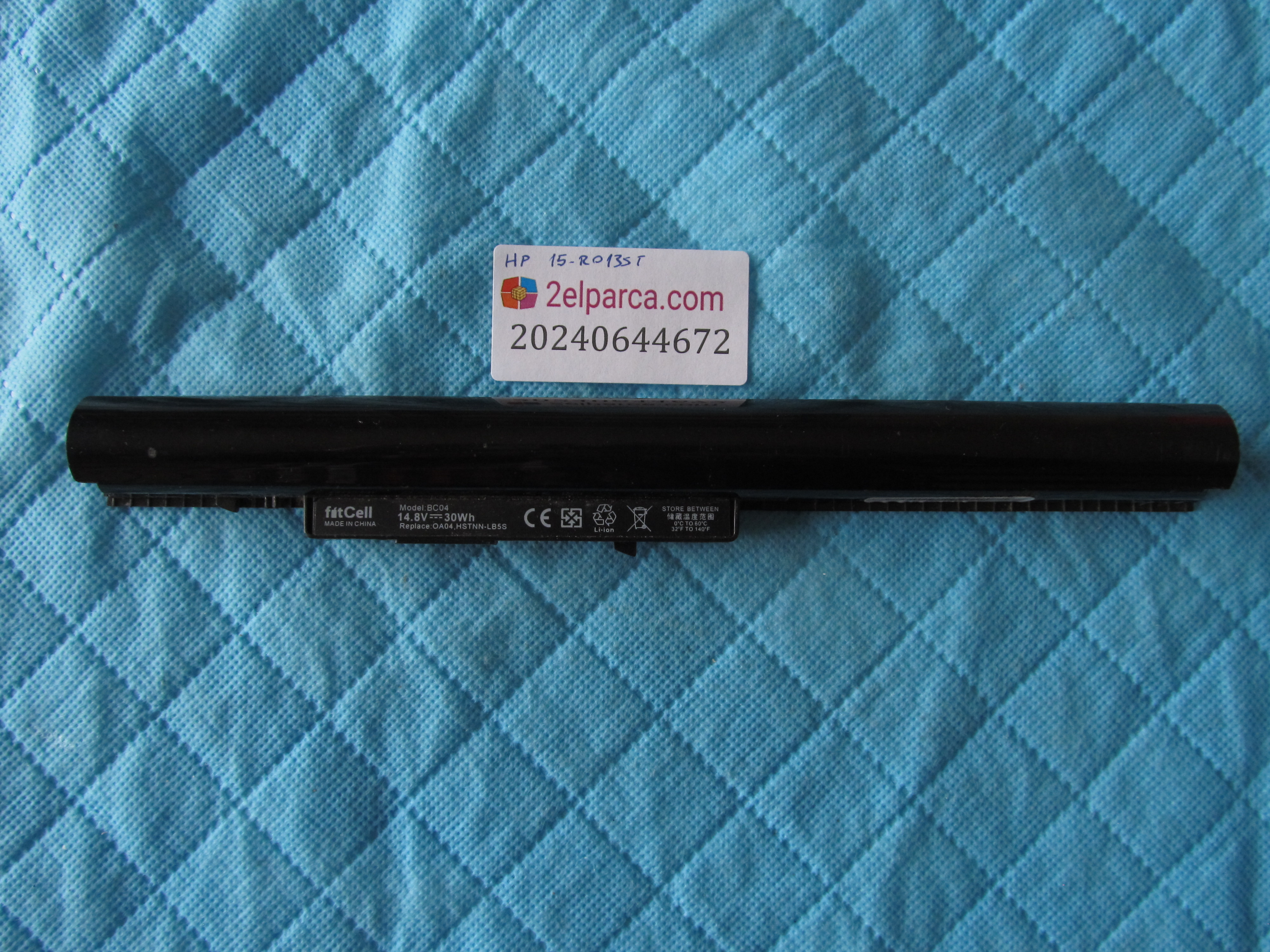HP Hp 15-r013st batarya bc04 14.8volt 30watt 2 saat şarj süresi küçük görsel 2