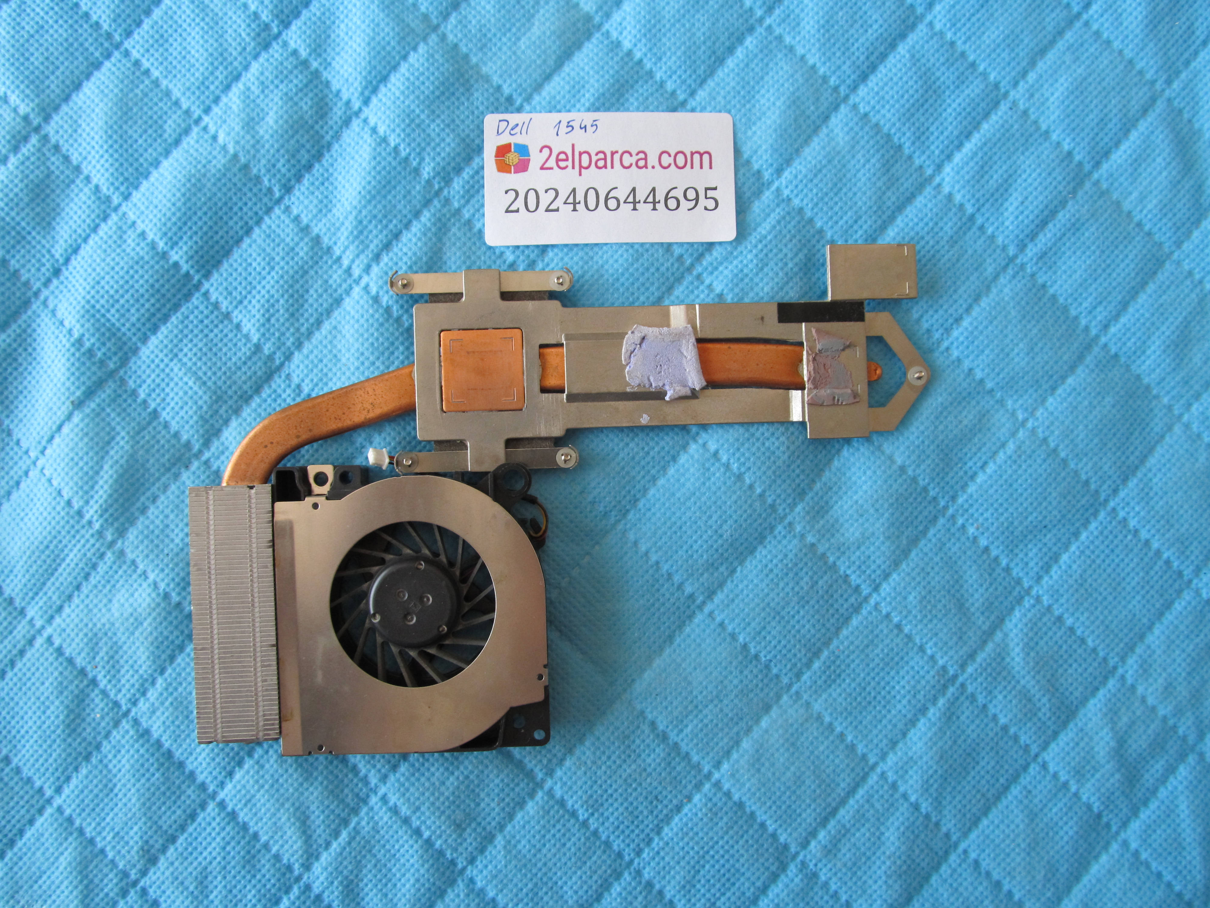 DELL Dell 1545 fan bakir soğutucu (heatsink) orjinal ürün küçük görsel 2
