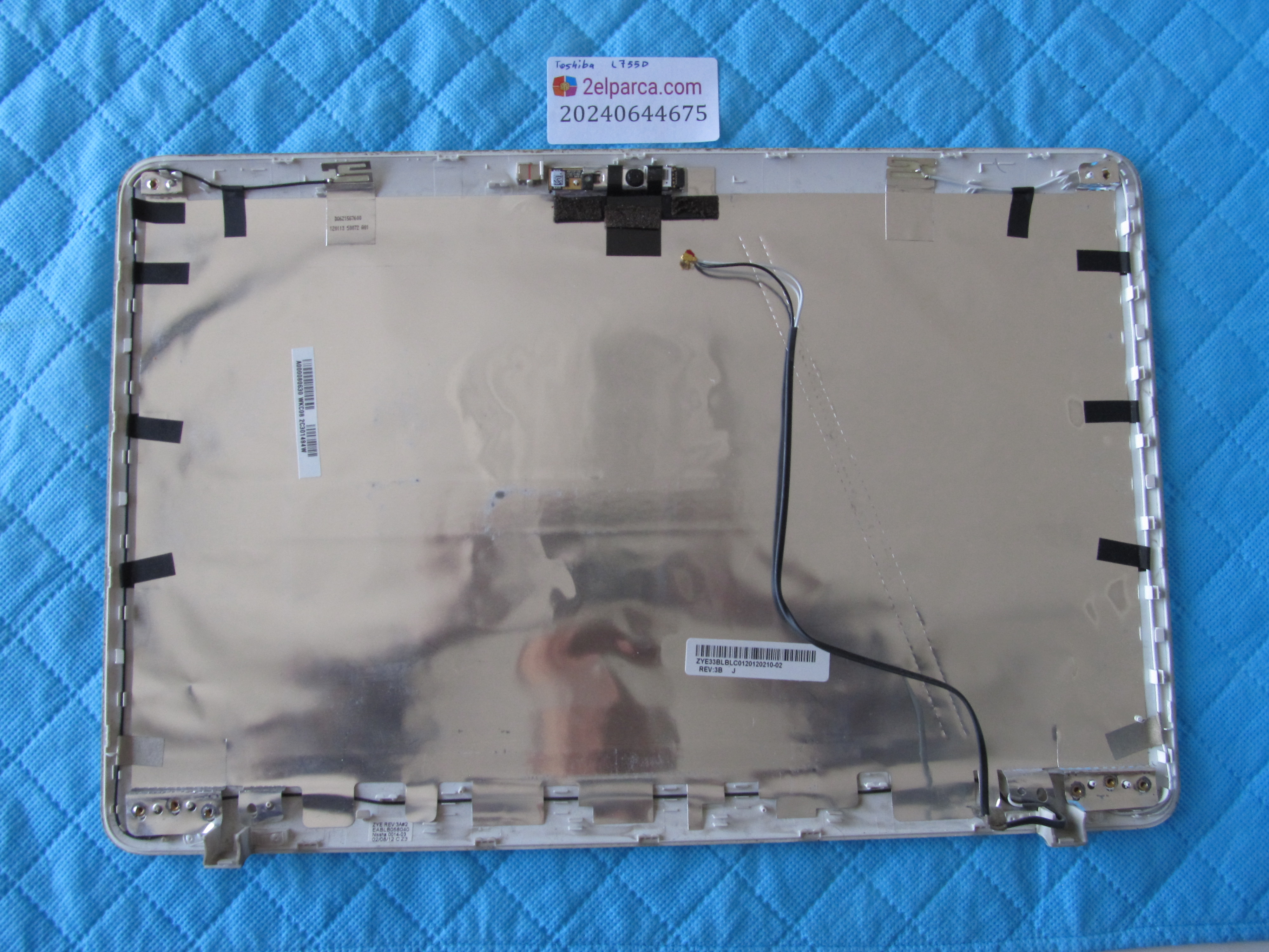 TOSHİBA Toshiba l755d arka kapak lcd back cover orjinal ürün küçük görsel 2
