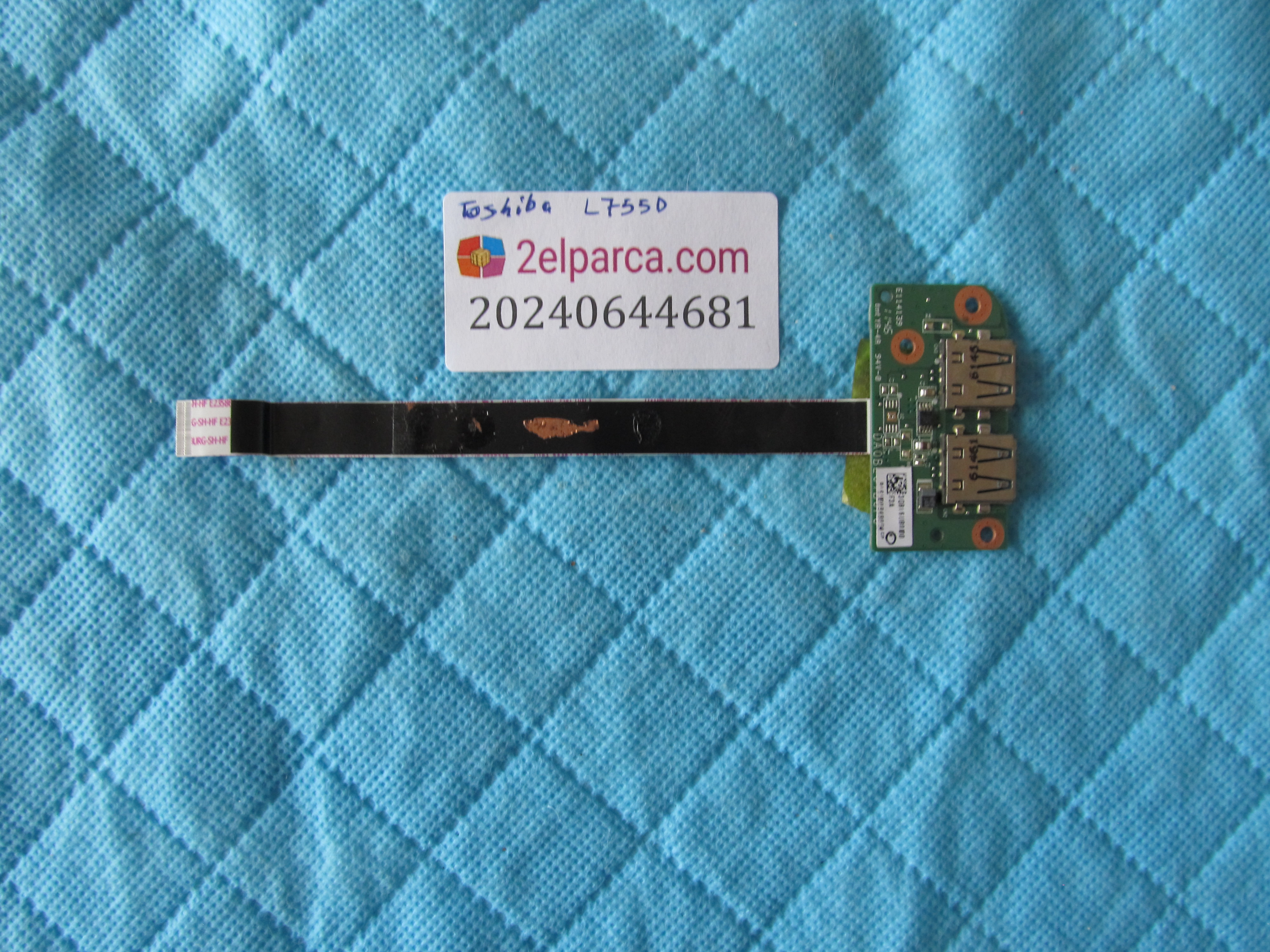 TOSHİBA Toshiba l755d usb board flex orjinal ürün küçük görsel 2