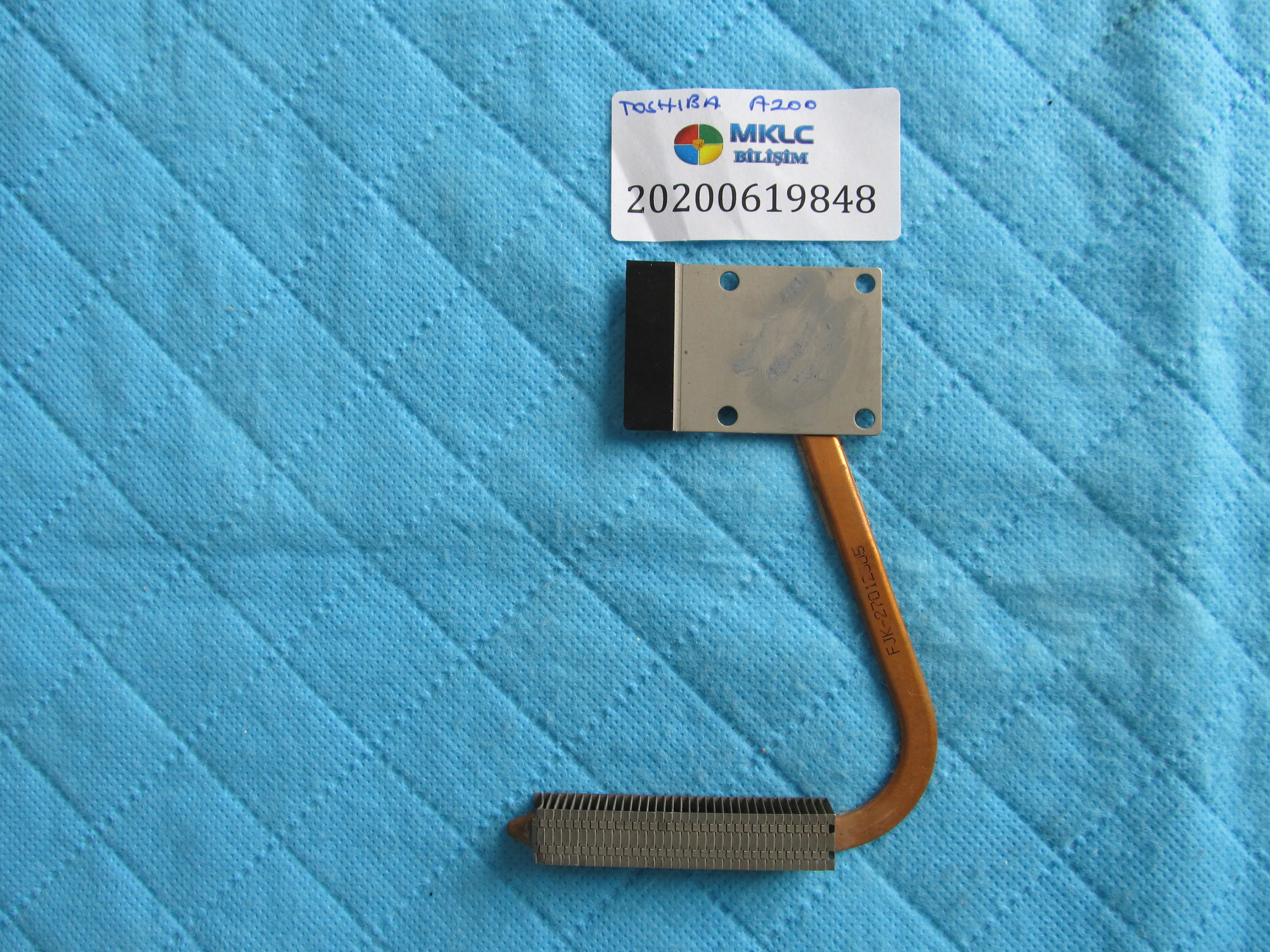 TOSHİBA Toshiba a200 soğutucu bakir (heatsink) küçük görsel 2