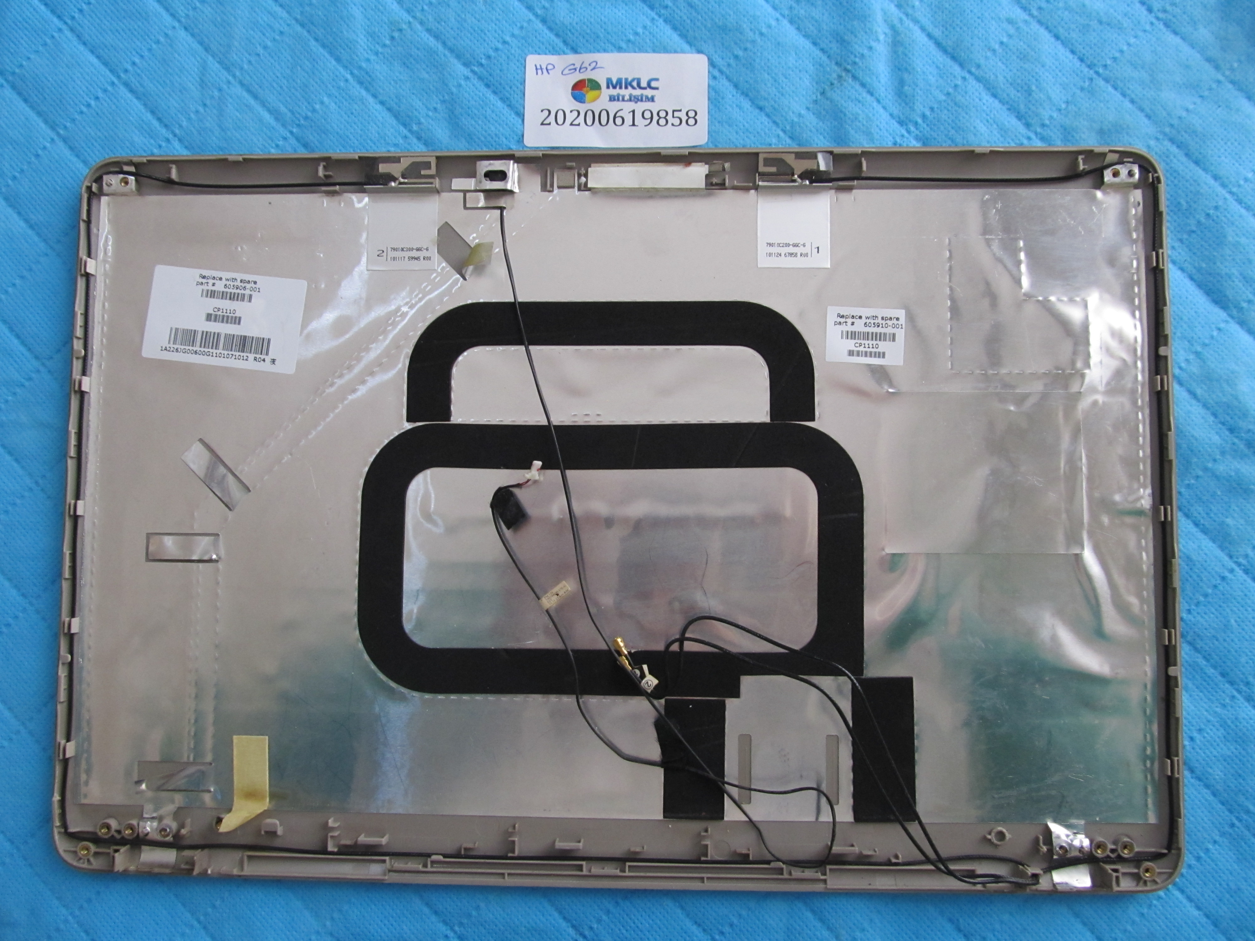 HP Hp g62 ekran arka kapak lcd back cover küçük görsel 2
