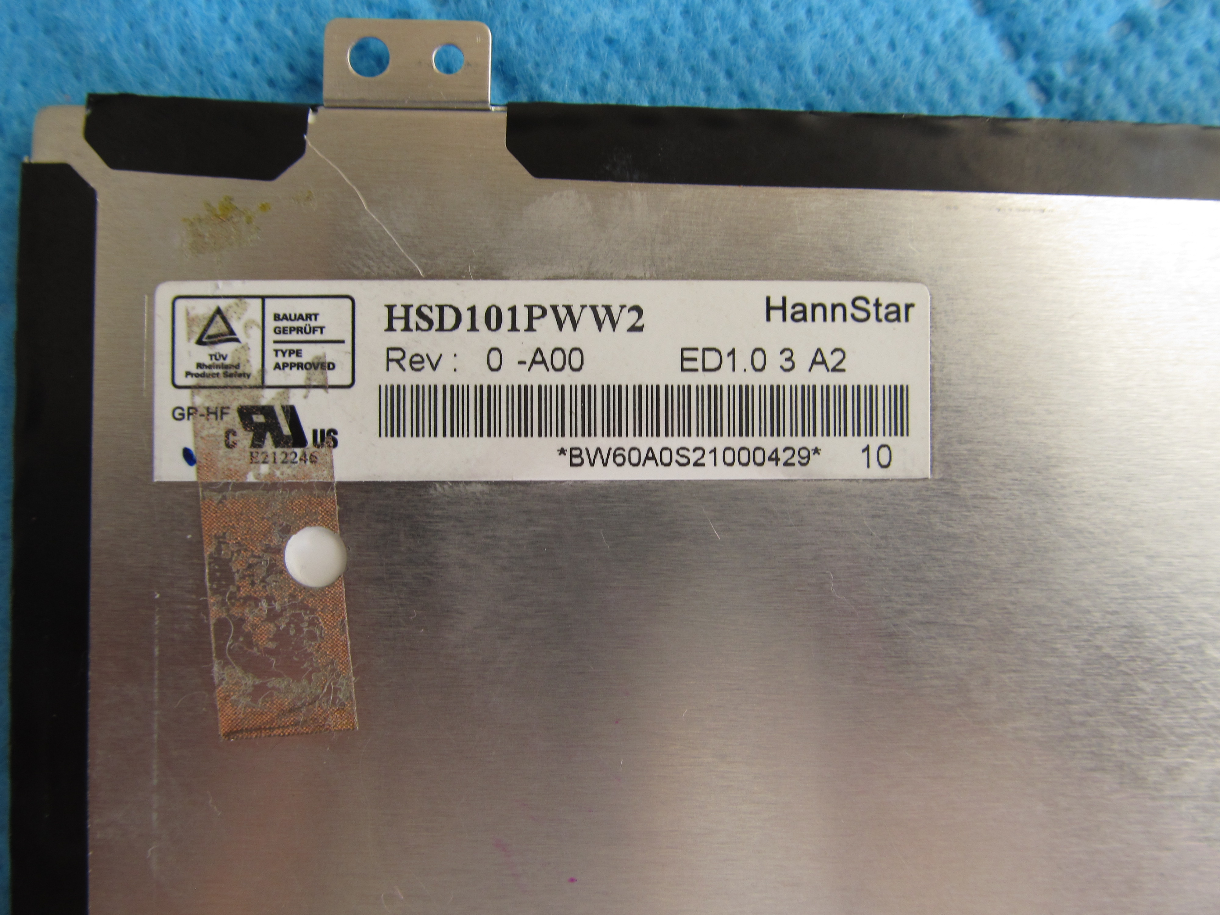 LG Hsd101pww2 a01 ekran tablet lcd ekran küçük görsel 2