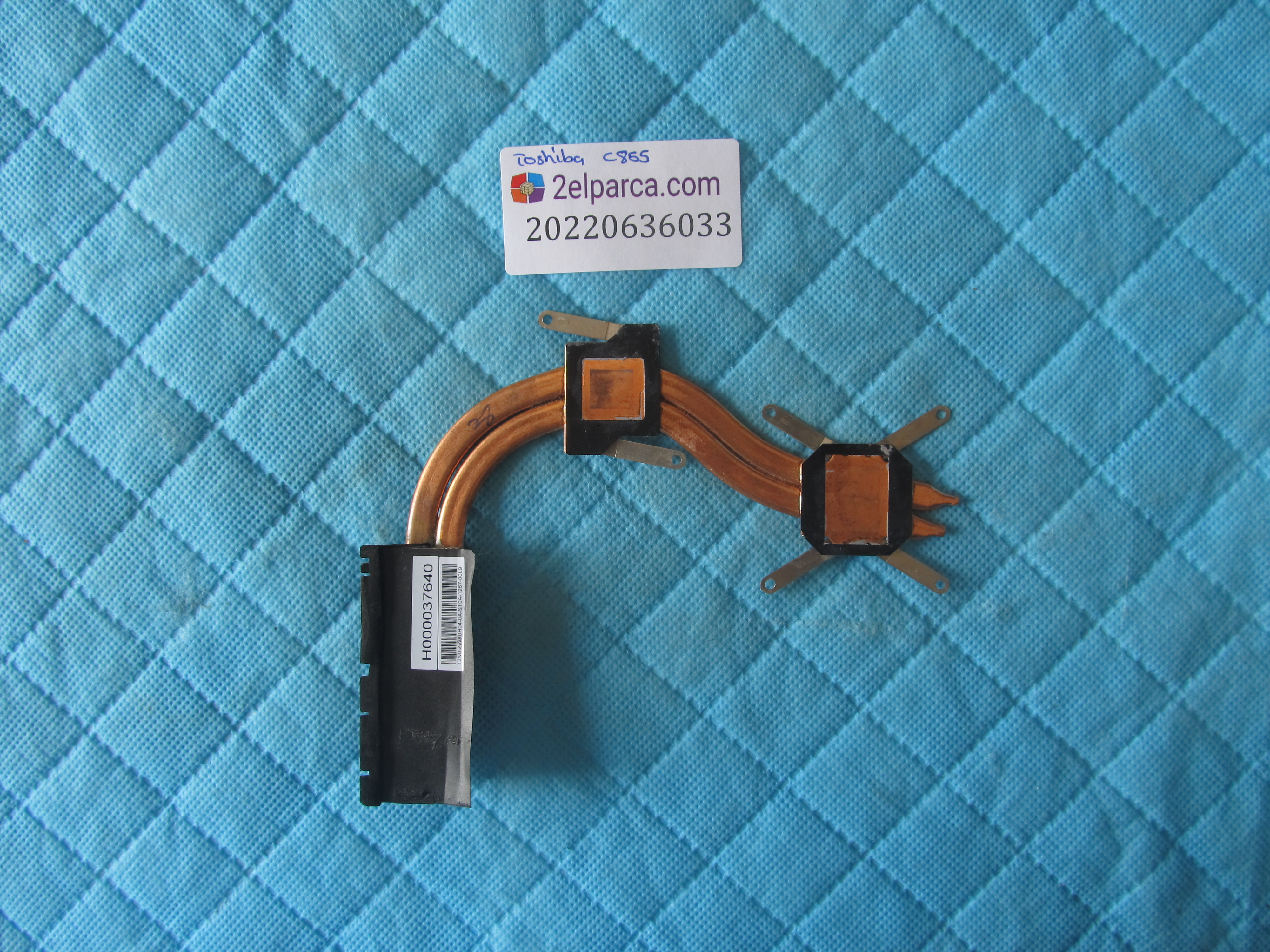 TOSHİBA Toshiba c855 soğutucu bakir (heatsink) orjinal ürün küçük görsel 2