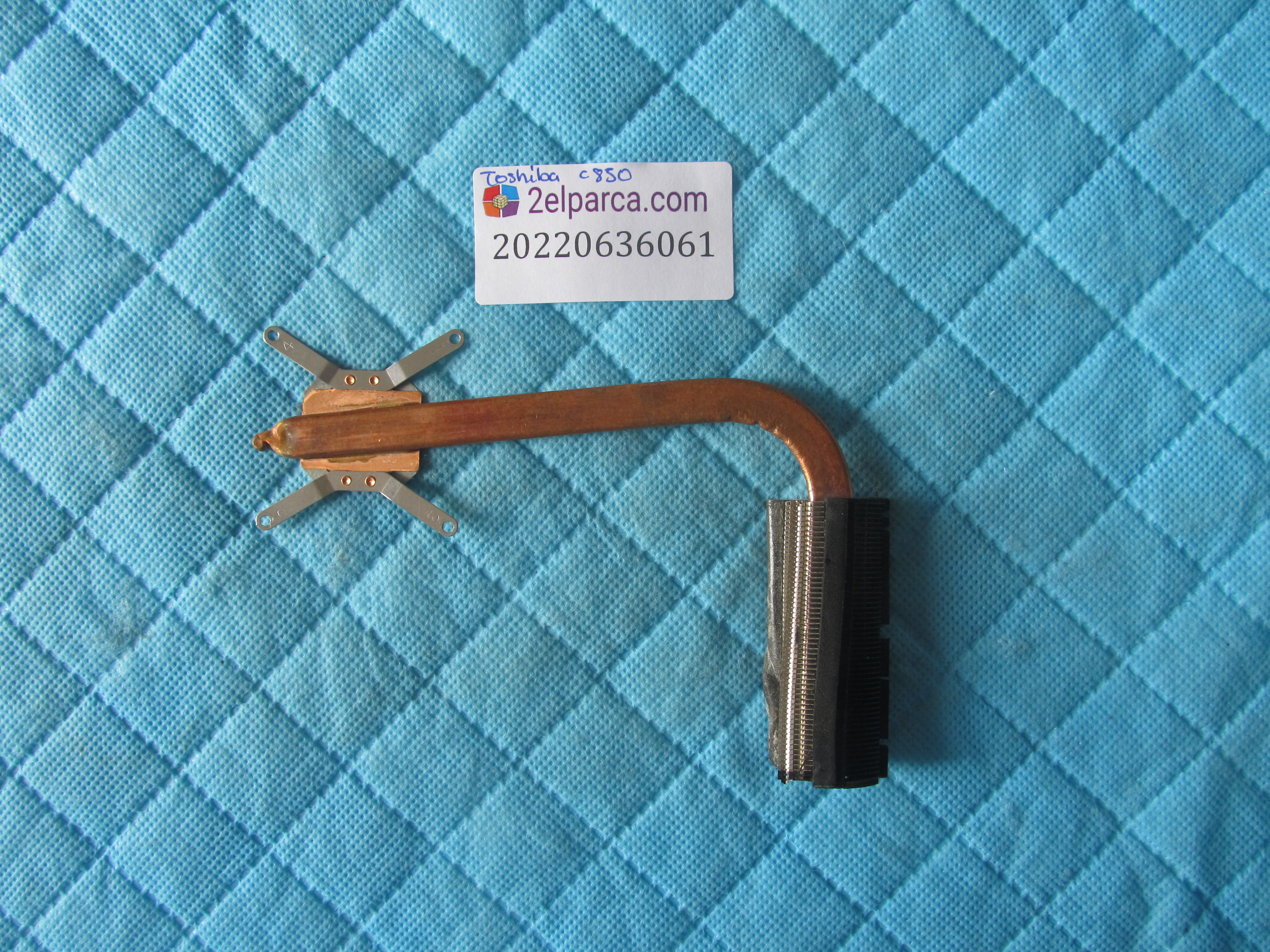 TOSHİBA Toshiba c850 bakir soğutucu (heatsink) orjinal ürün küçük görsel 2