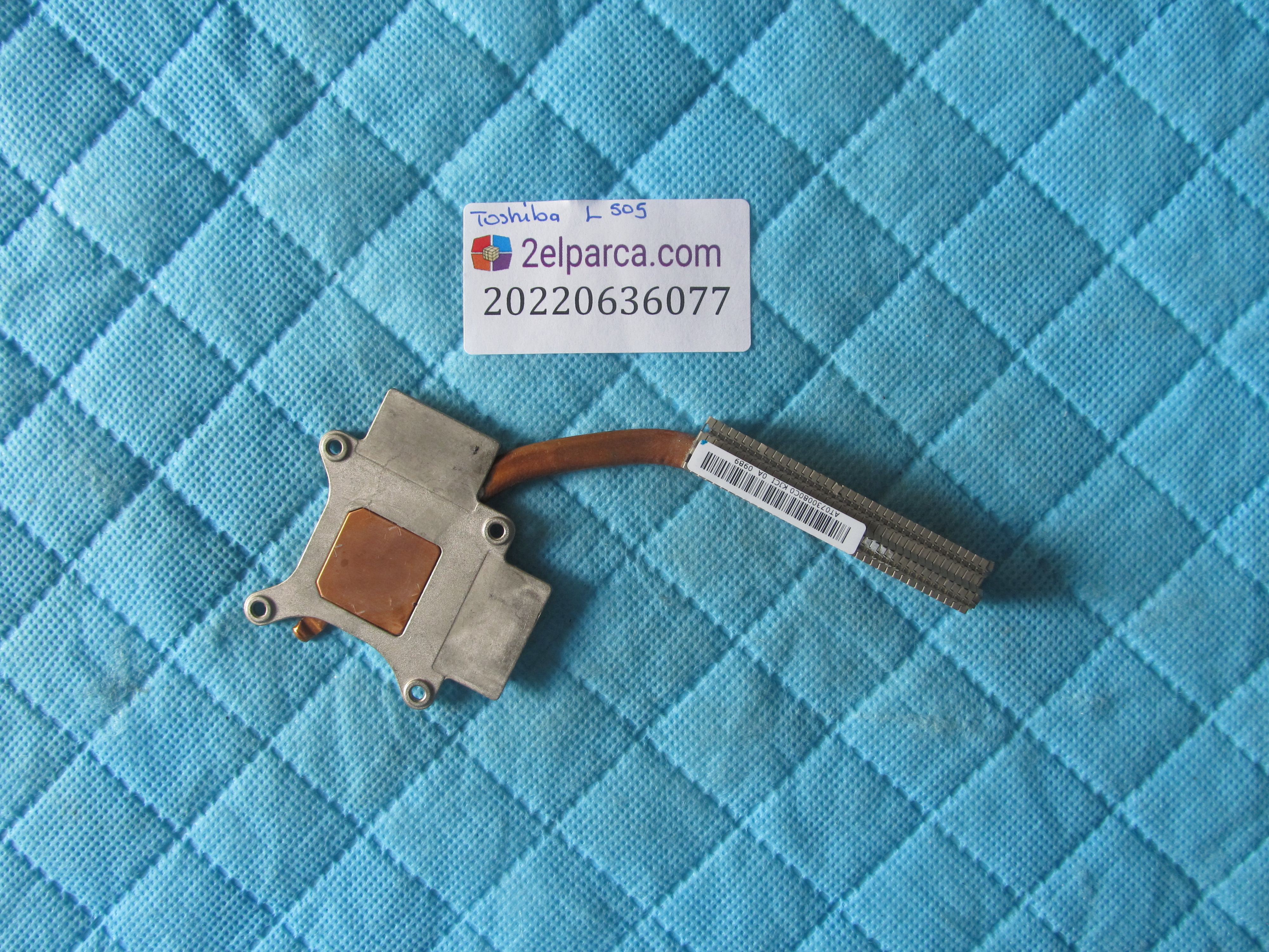 TOSHİBA Toshiba l505 soğutucu bakir heatsink orjinal ürün küçük görsel 2