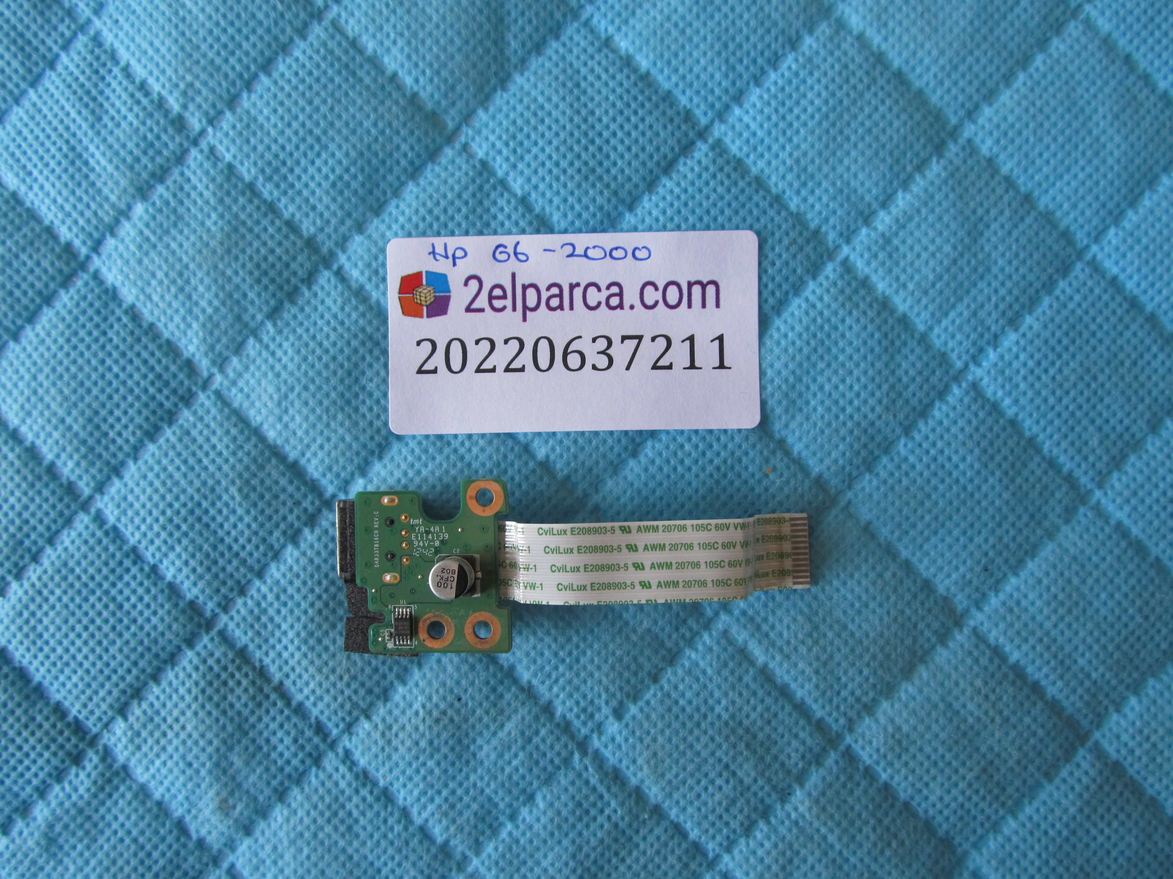 Hp g6-2000 usb port flex orjinal ürün