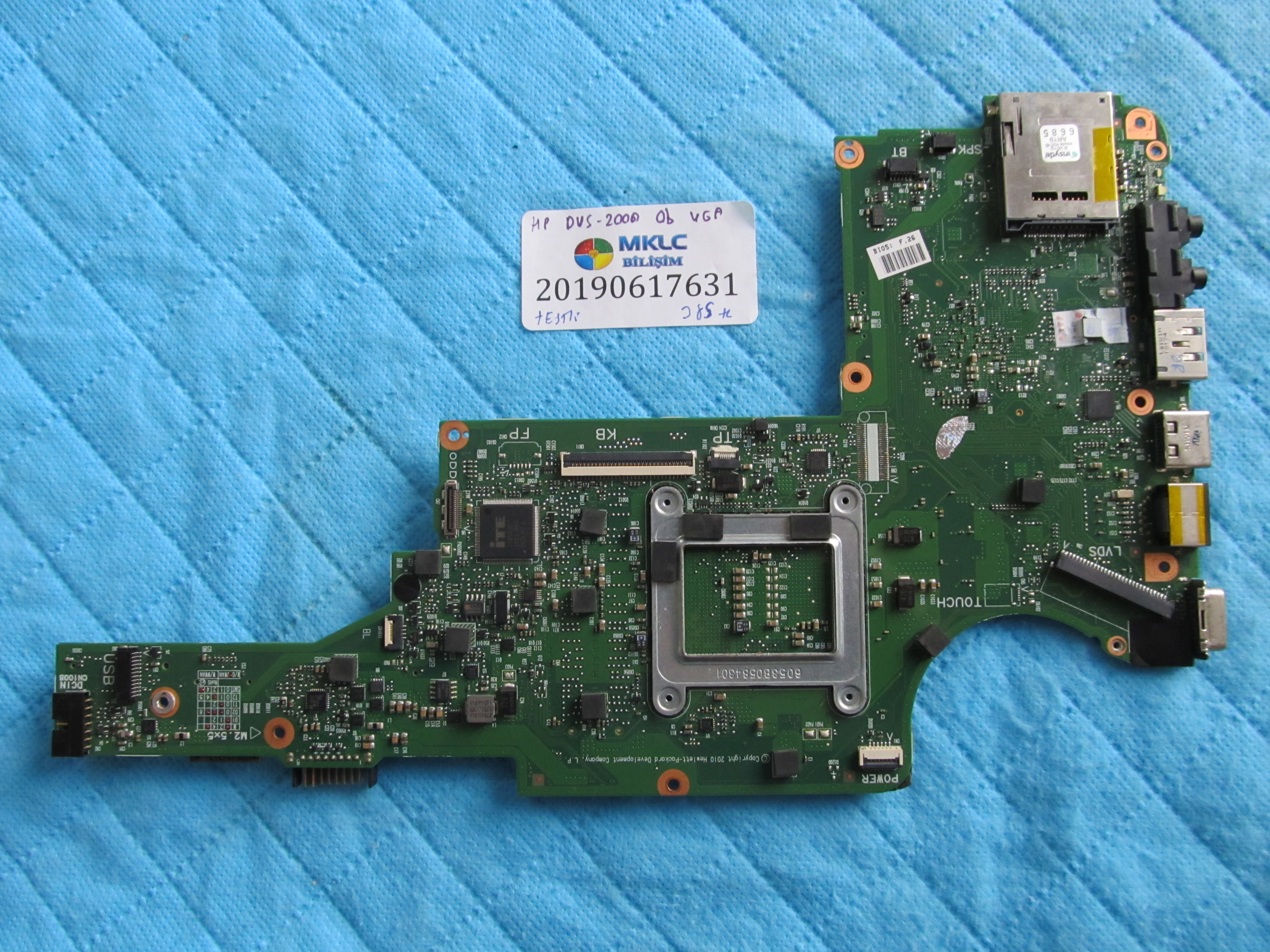 HP Hp dv5 anakart dv5t anakart onboard ekran kartli anakart küçük görsel 2