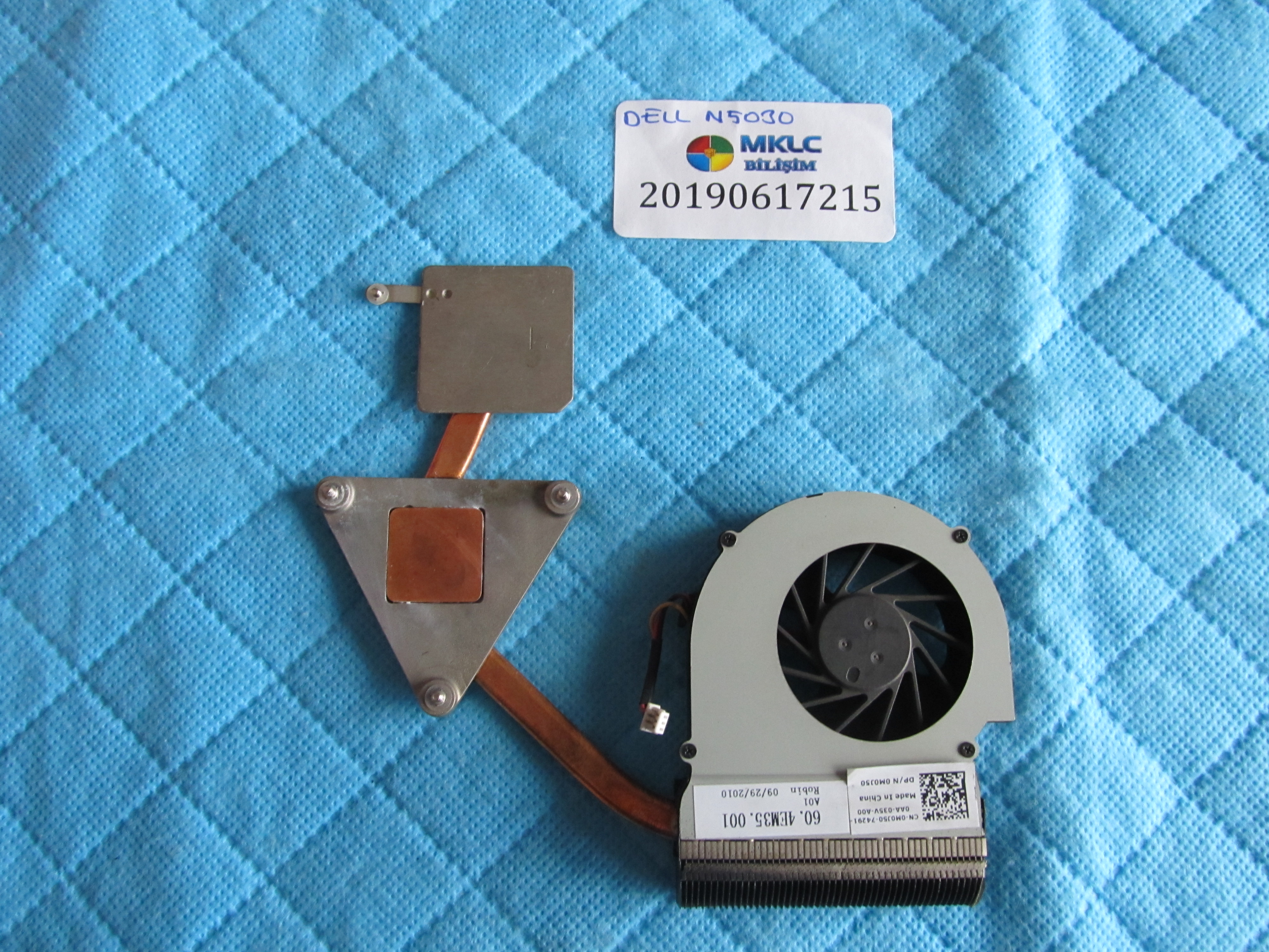 DELL Dell n5030 fan bakir soğutucu (heatsink) küçük görsel 2
