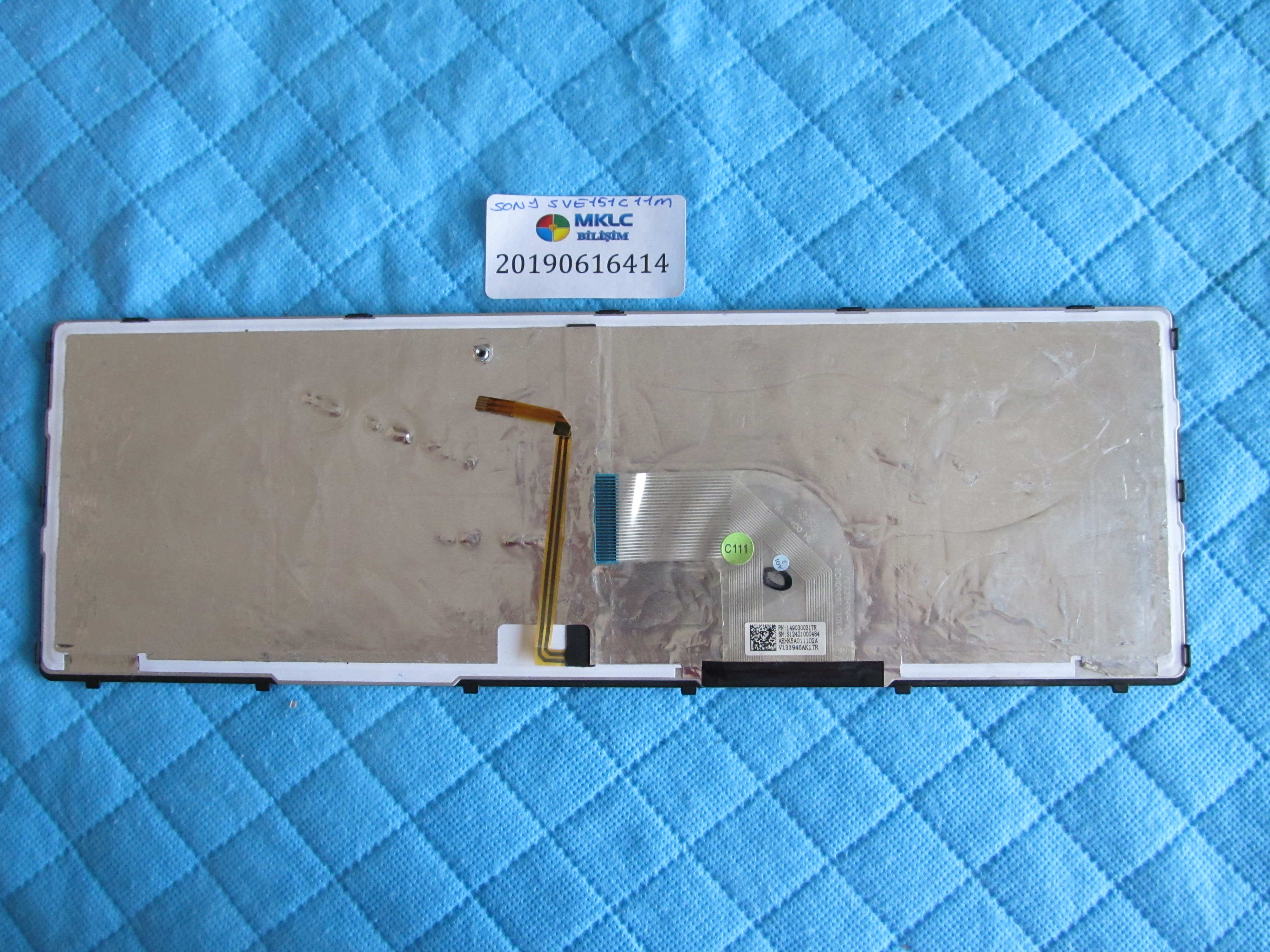 SONY Sony sve151c11m klavye tr q (2 tuş eksik) işikli orjinal ürün küçük görsel 2